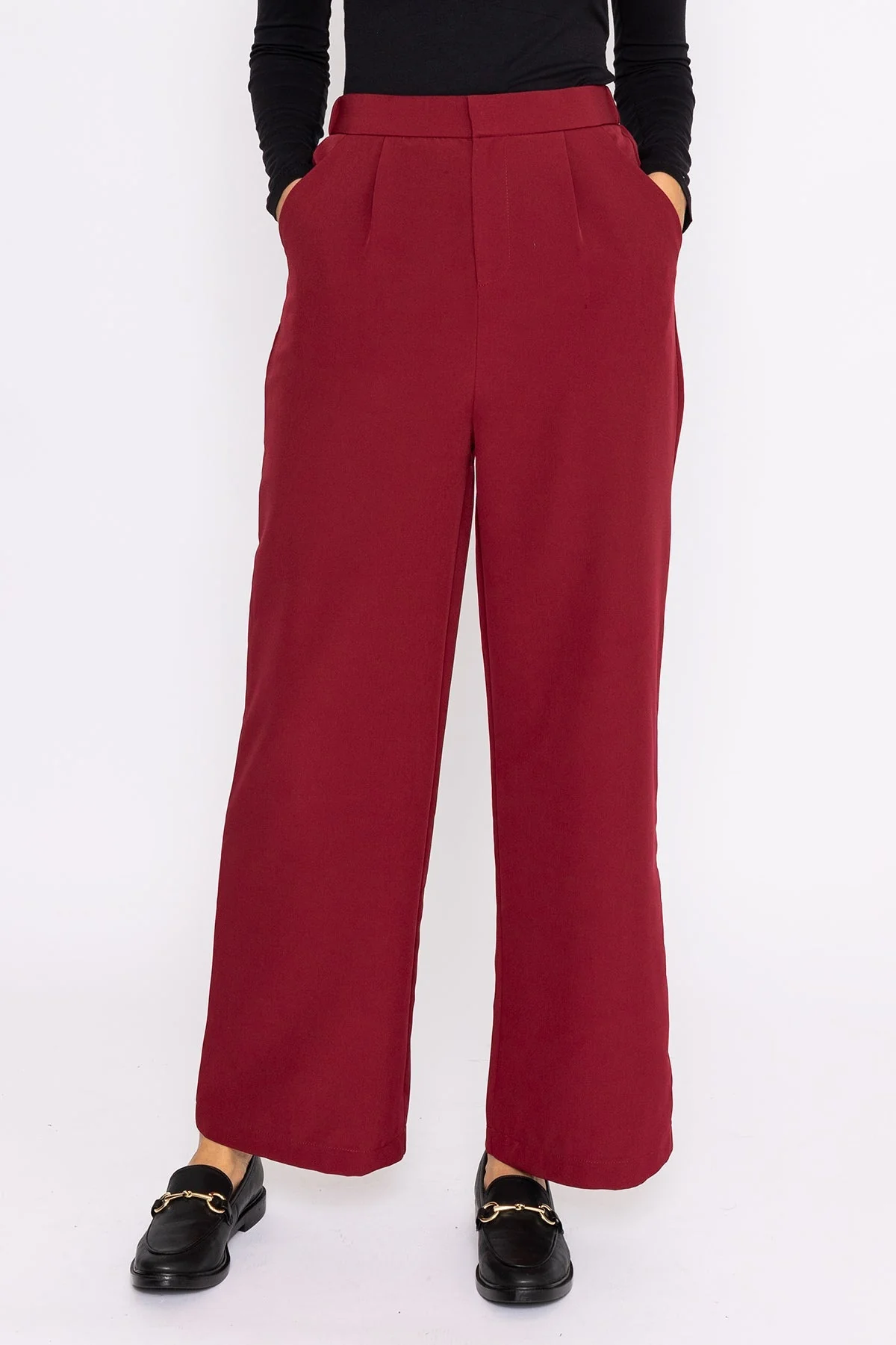 Rubix Pant in Burgundy