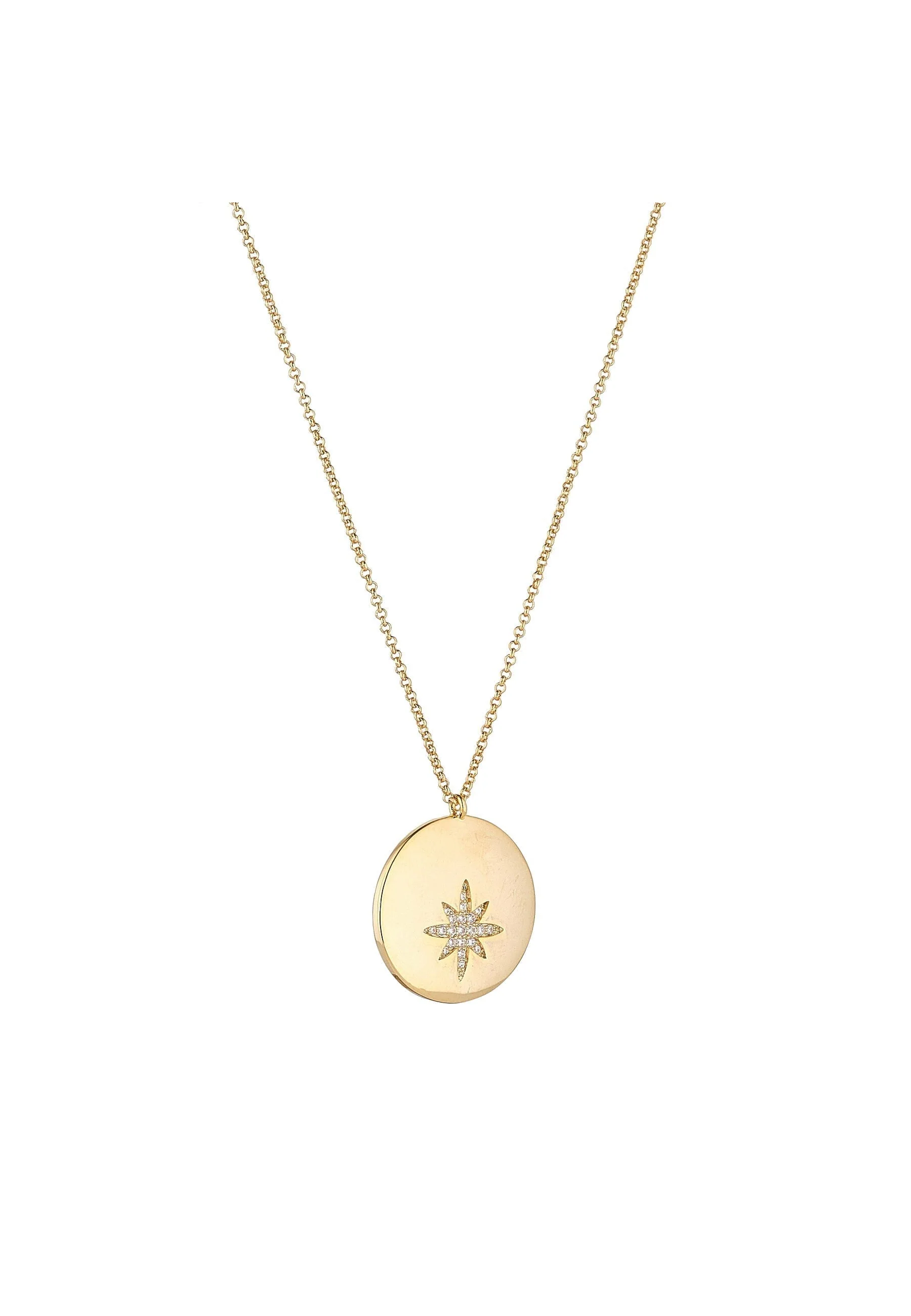 Centre Star Necklace in Gold
