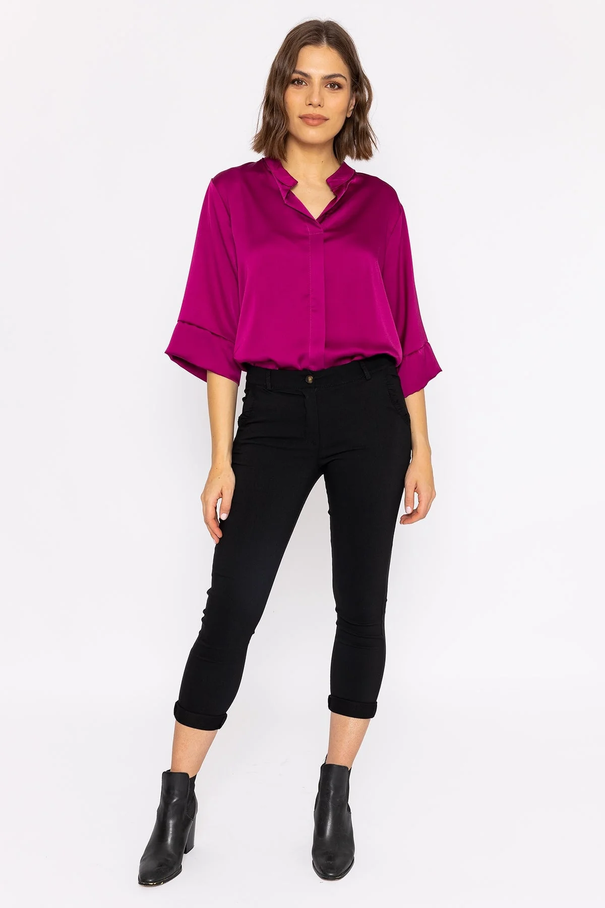 Bengaline Trousers in Black