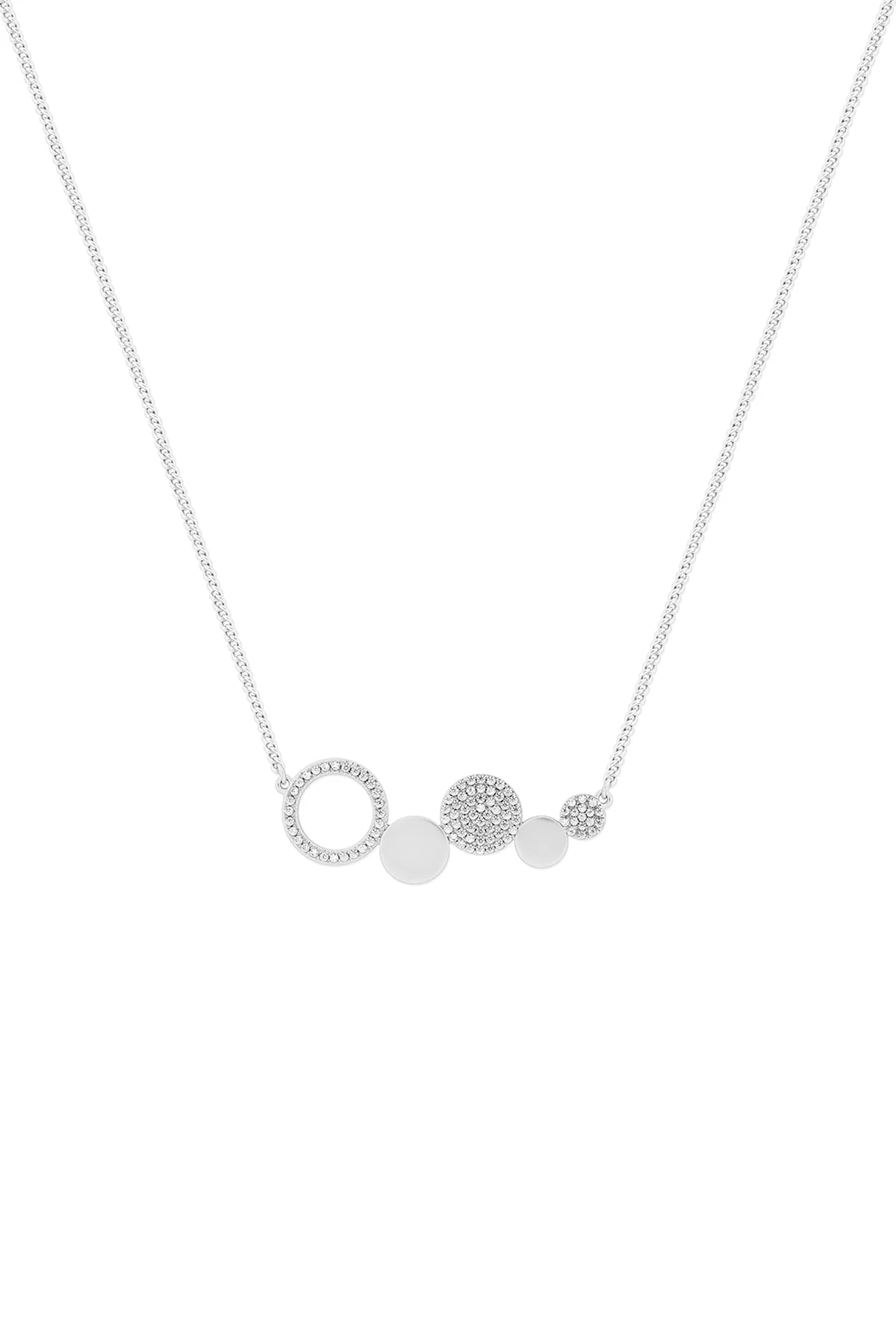 Circle Pave 5 Circle Pendant