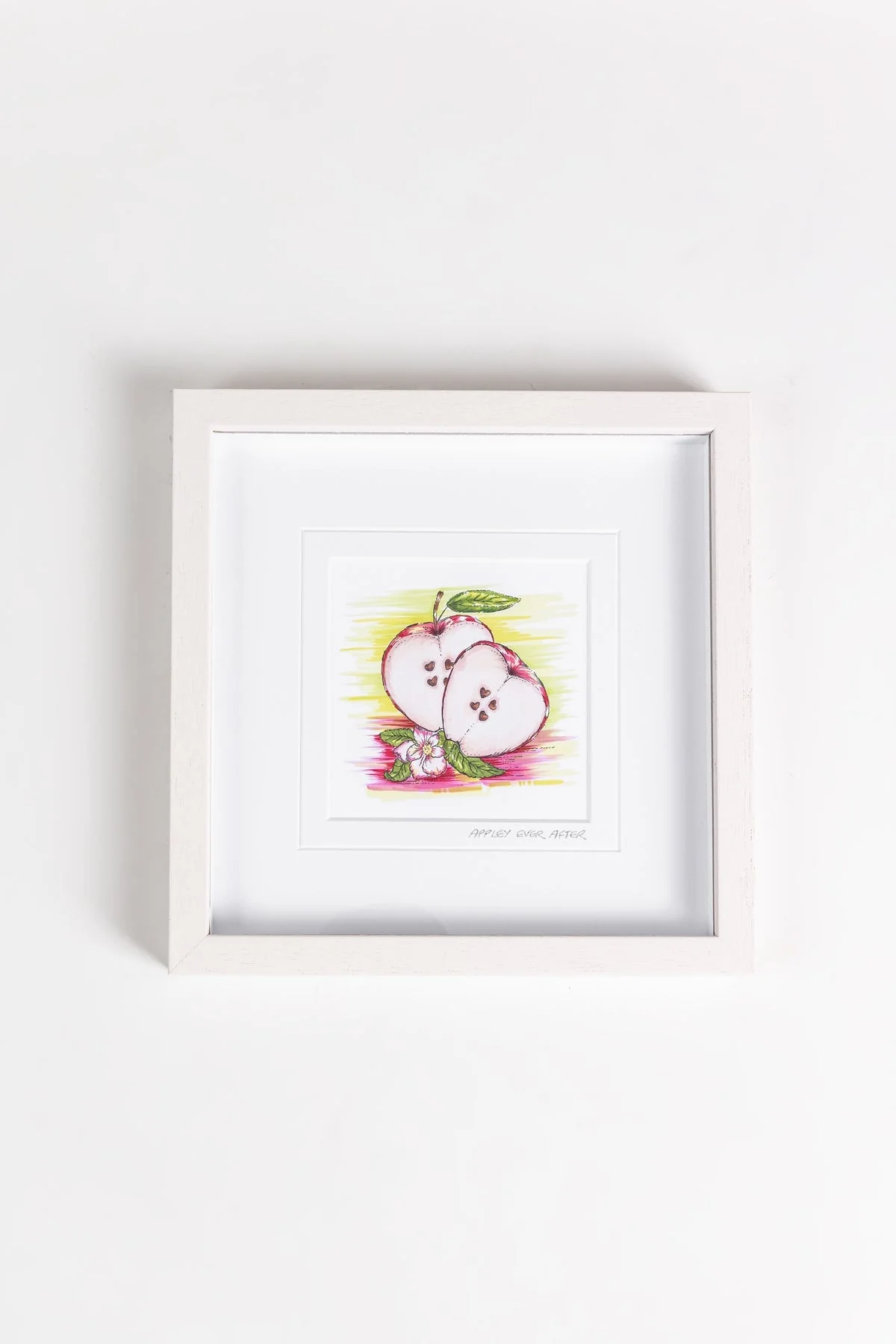 Apple-Y Ever After Framed Art Print