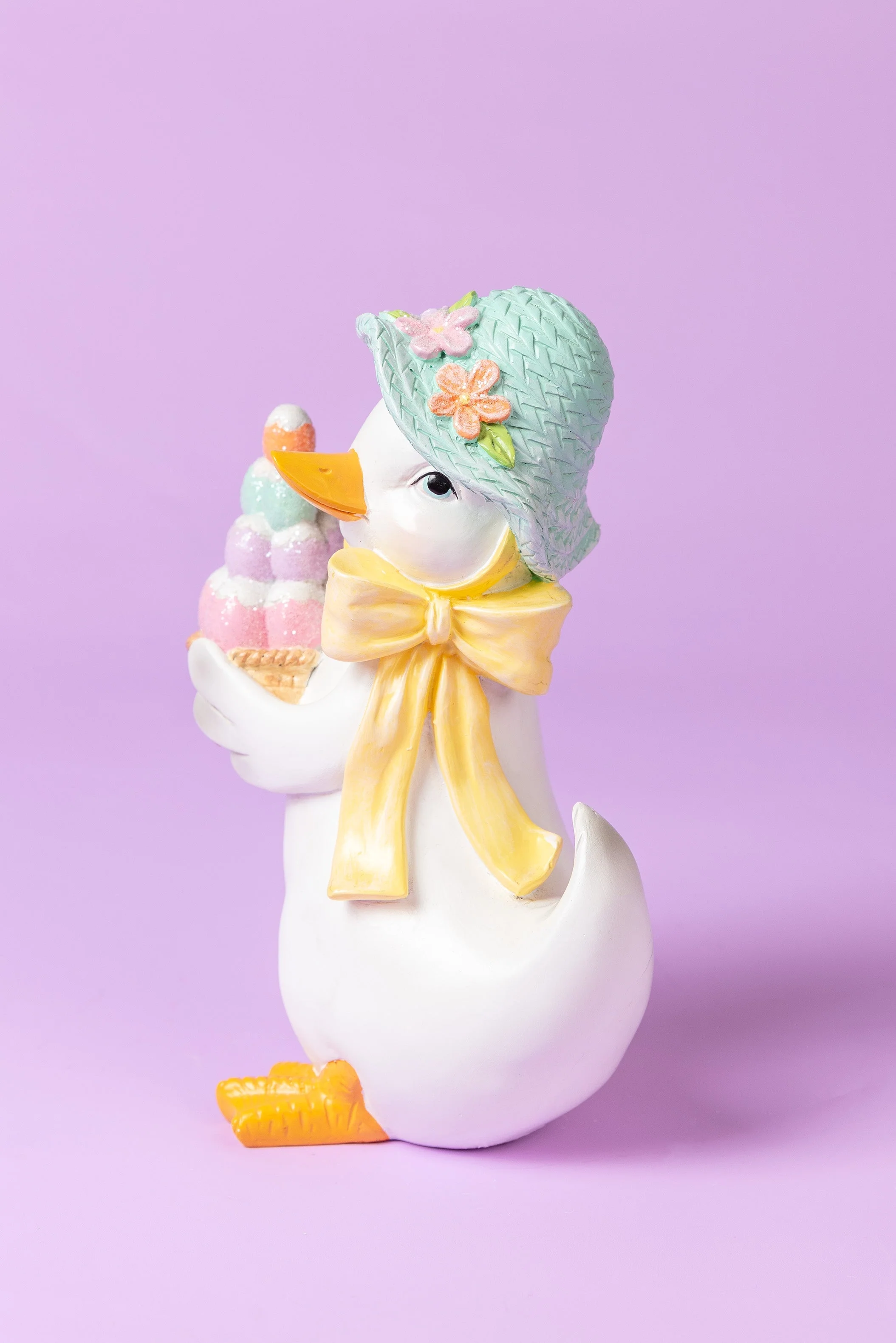 Goose With Egg Easter Basket Ornament