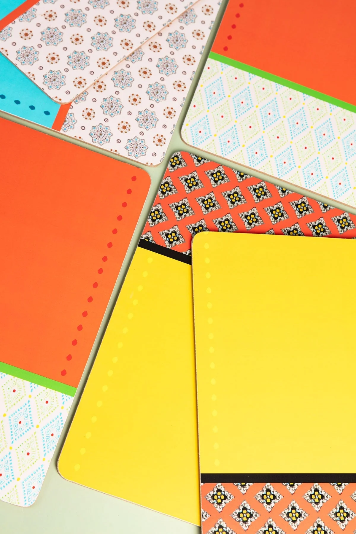 Set Of 6 Eclectic Placemats