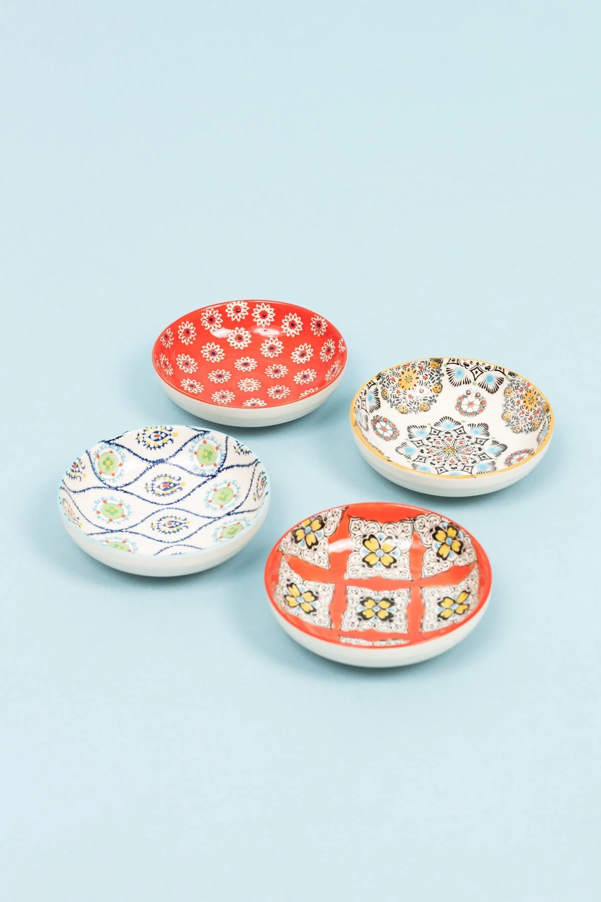 Set of 4 Eclectic Dip Dishes