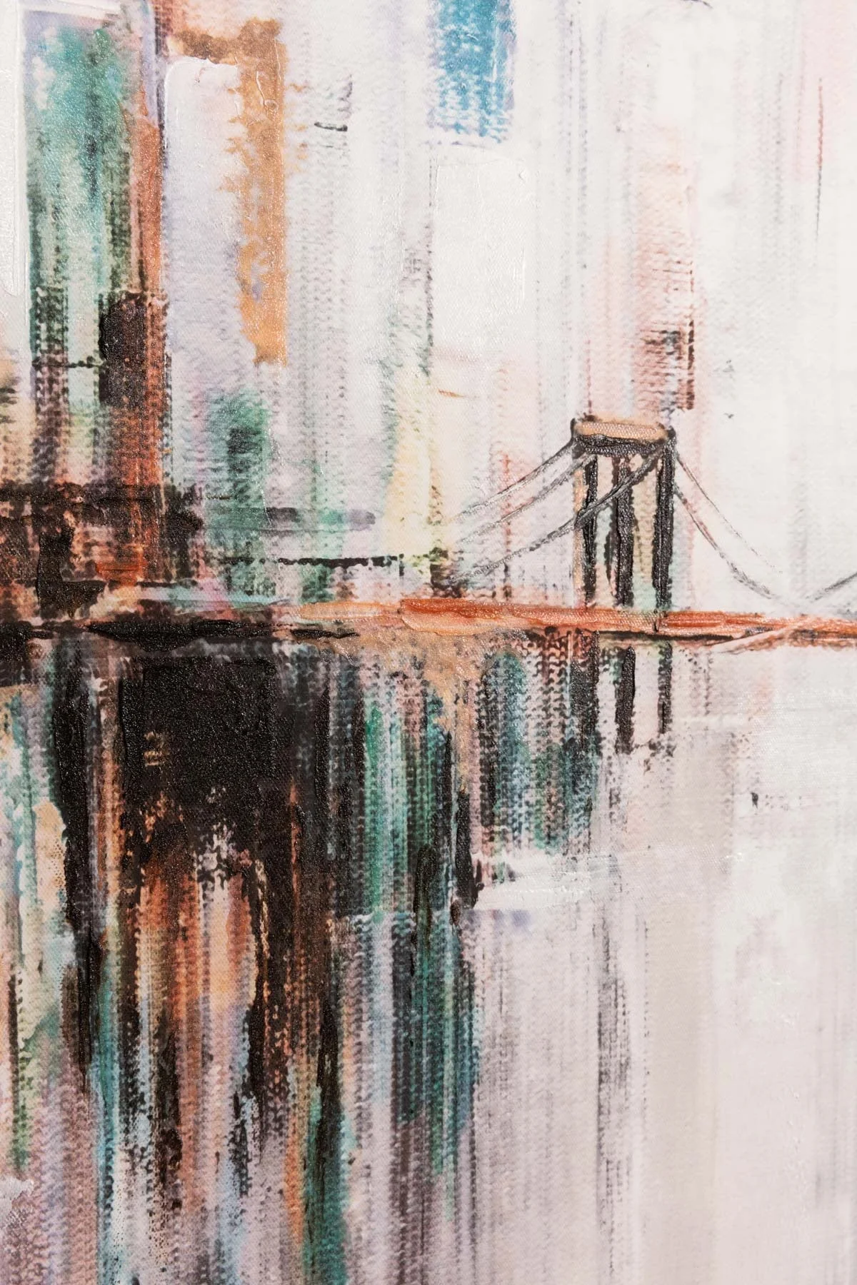 City Abstract Canvas Art