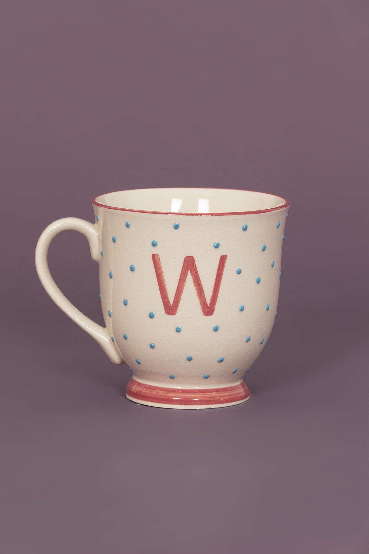 Alphabet Mug Dot W