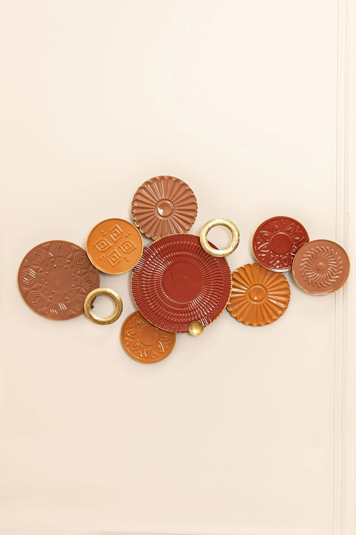 Urban Orange Metal Wall Art