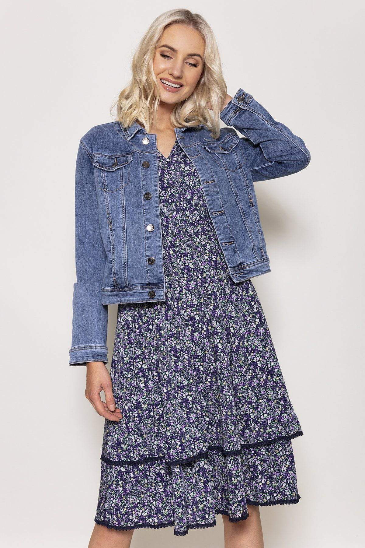 Denim Jacket in Medium Blue