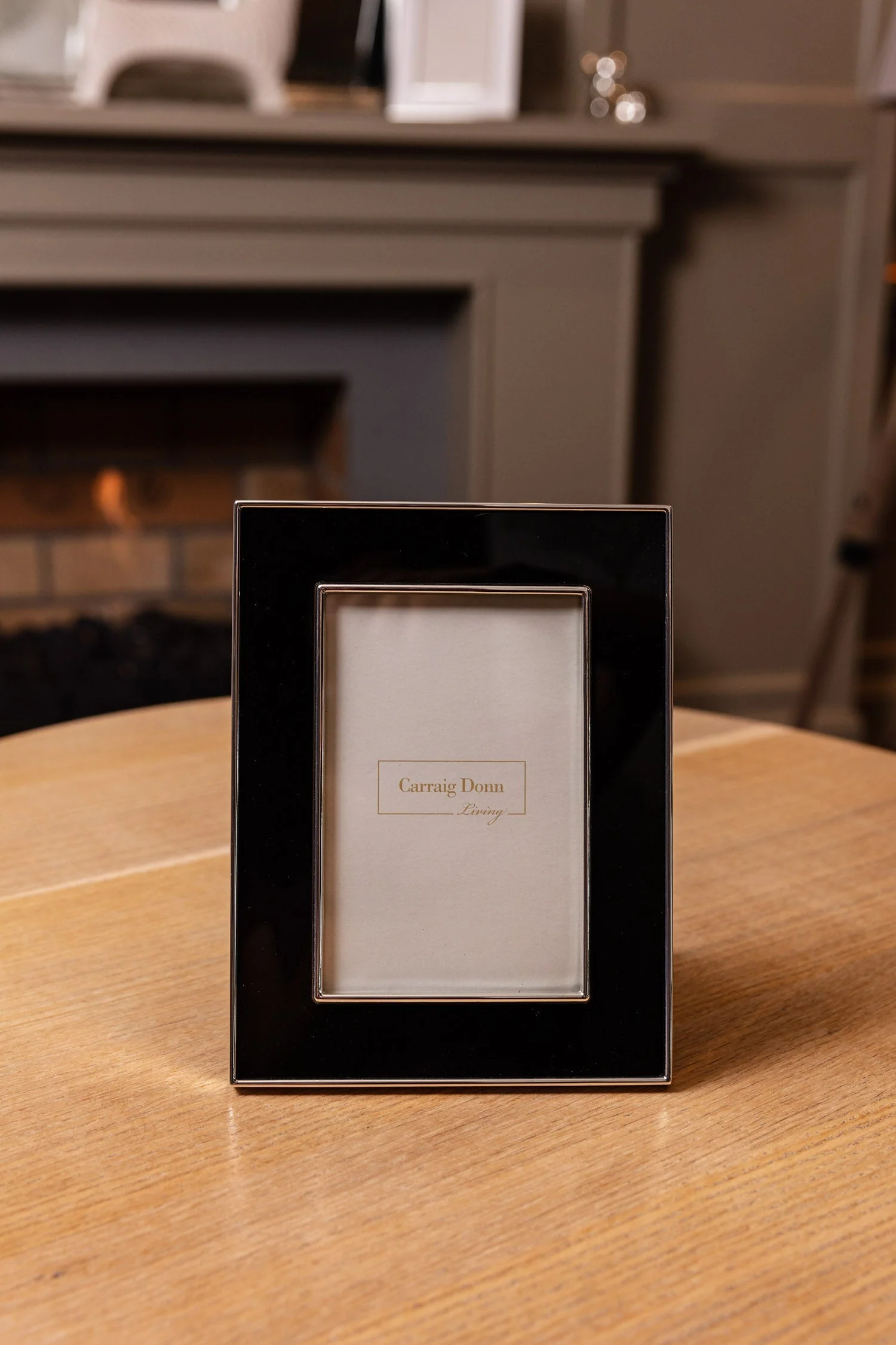 Black & Silver Photo Frame in 4x6