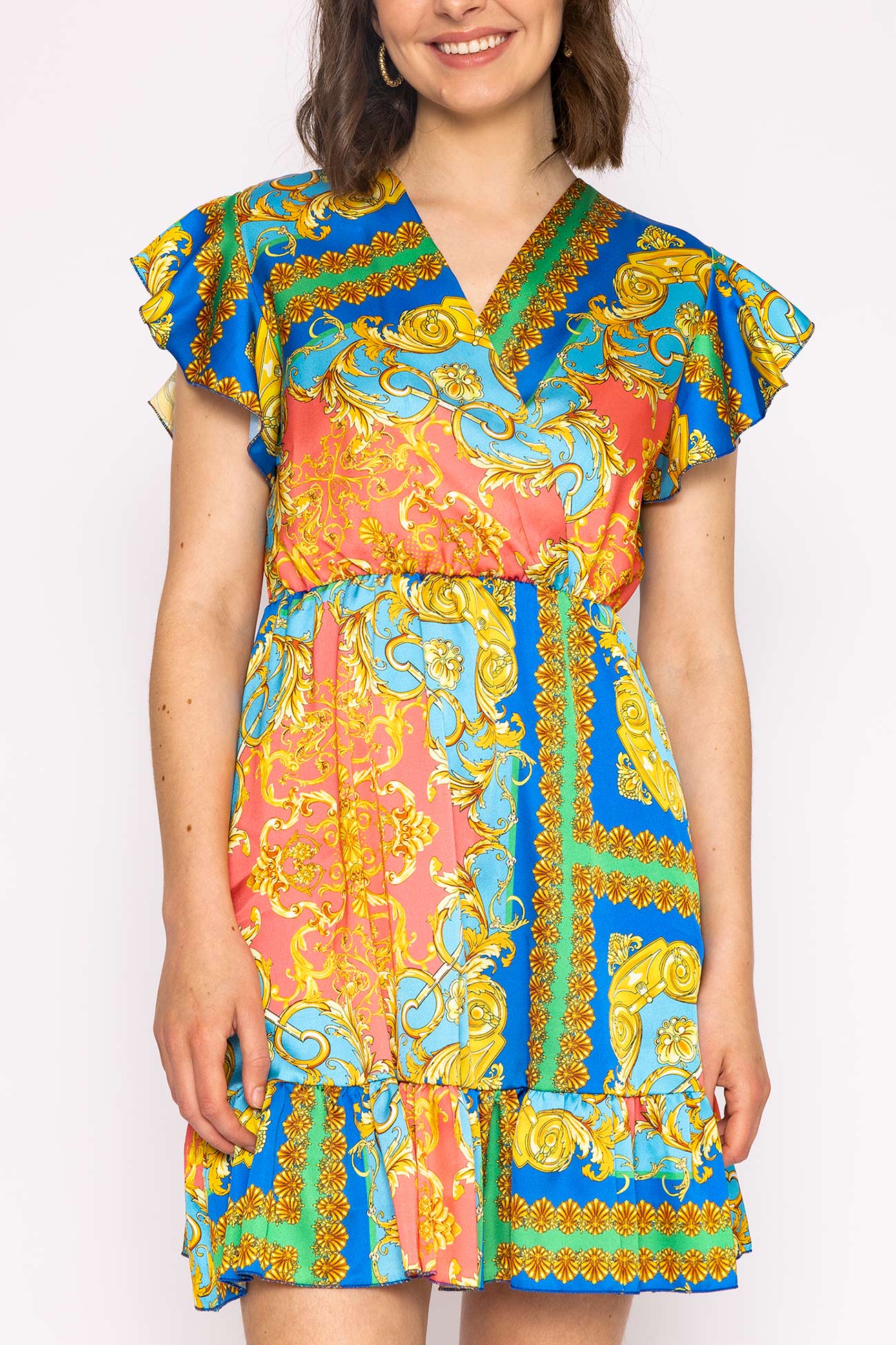Cheryl Dress in Multi Print