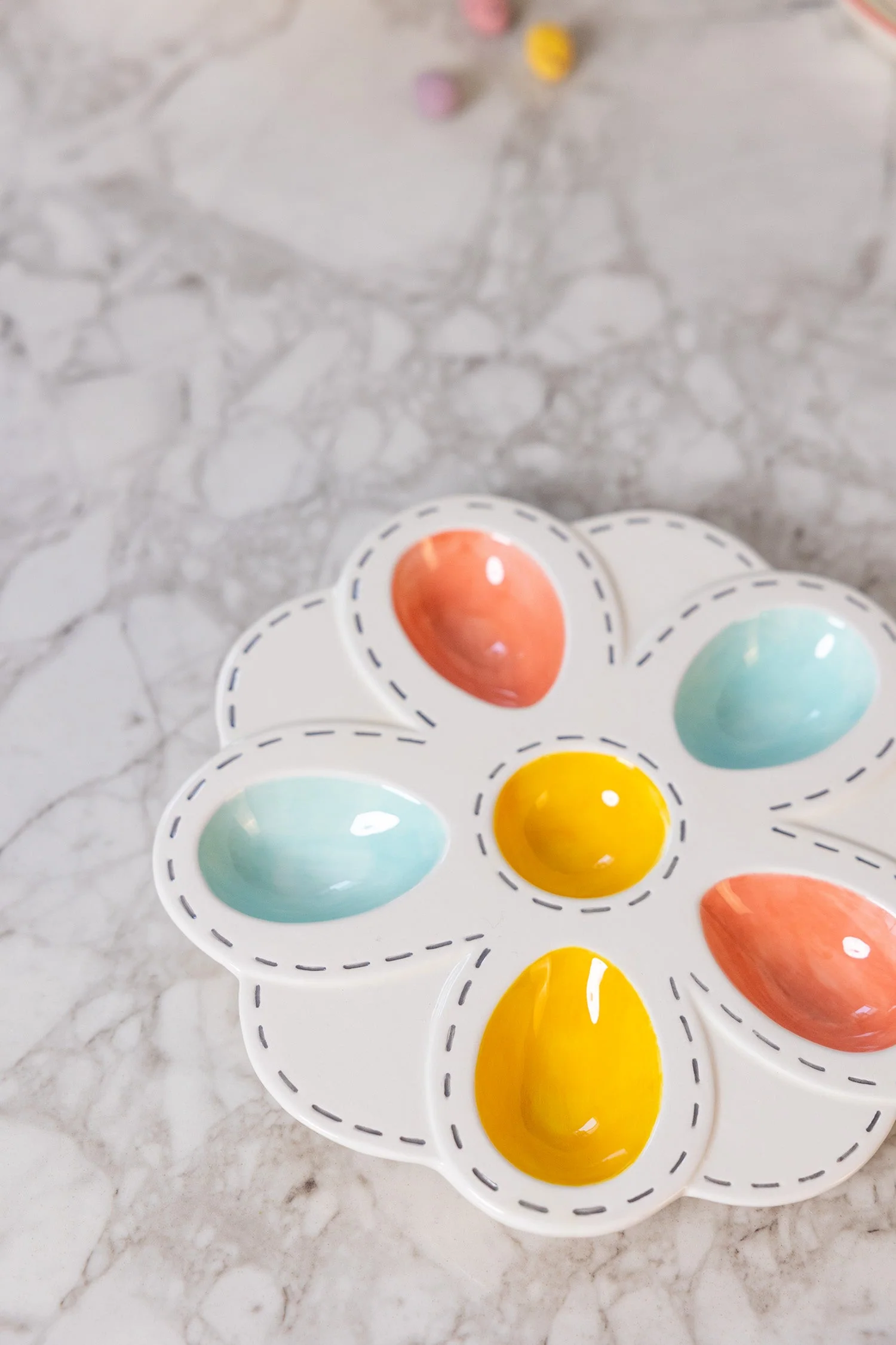 Hoppity Easter Egg Plate
