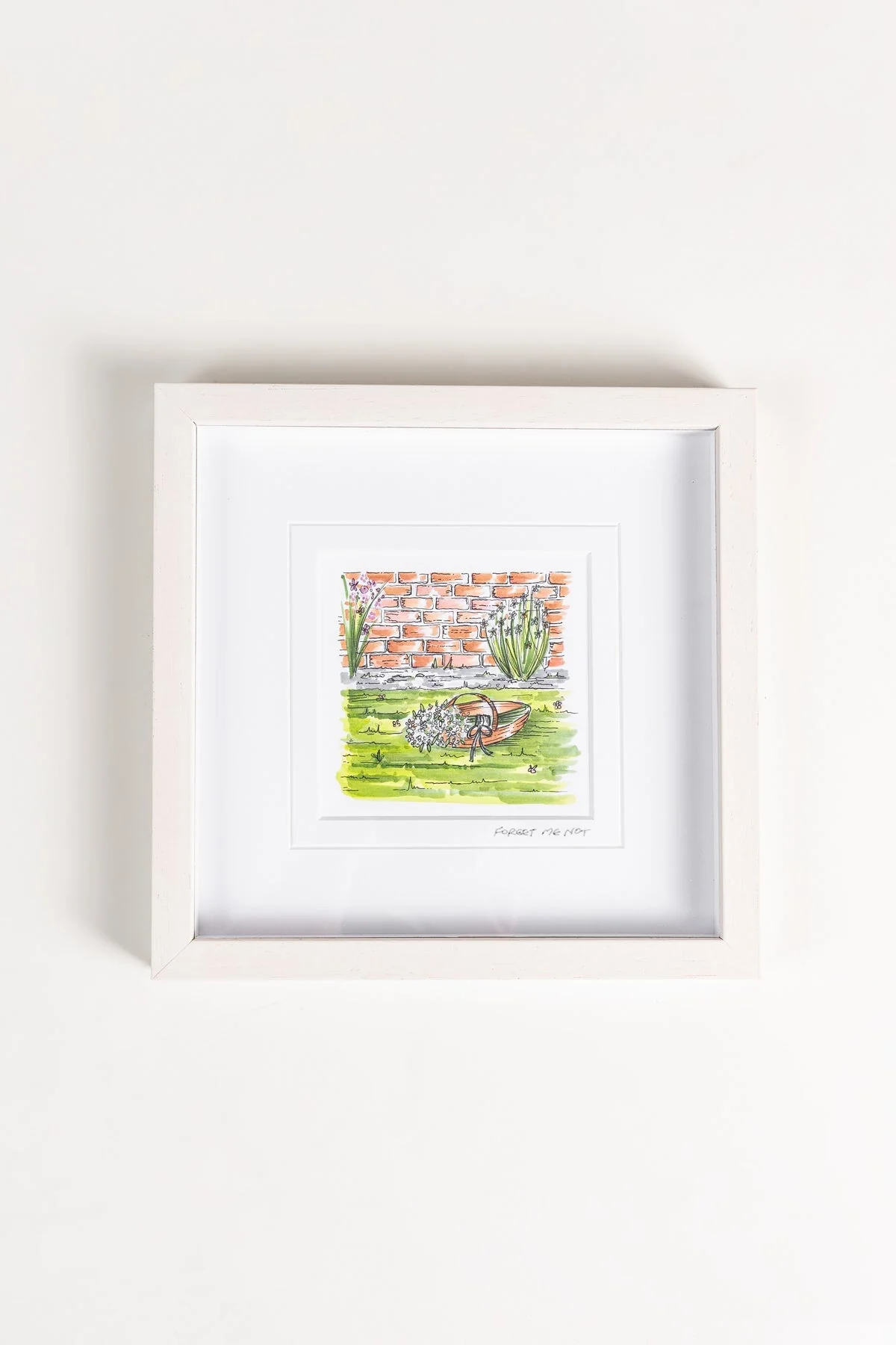 Forget Me Not Framed Art Print