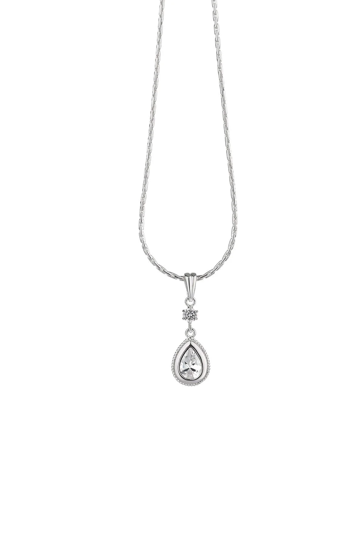 Drop Pendant Clear Stone