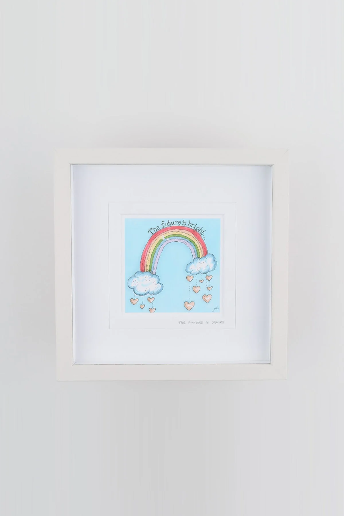 The Future Is Yours Small Framed Art Print