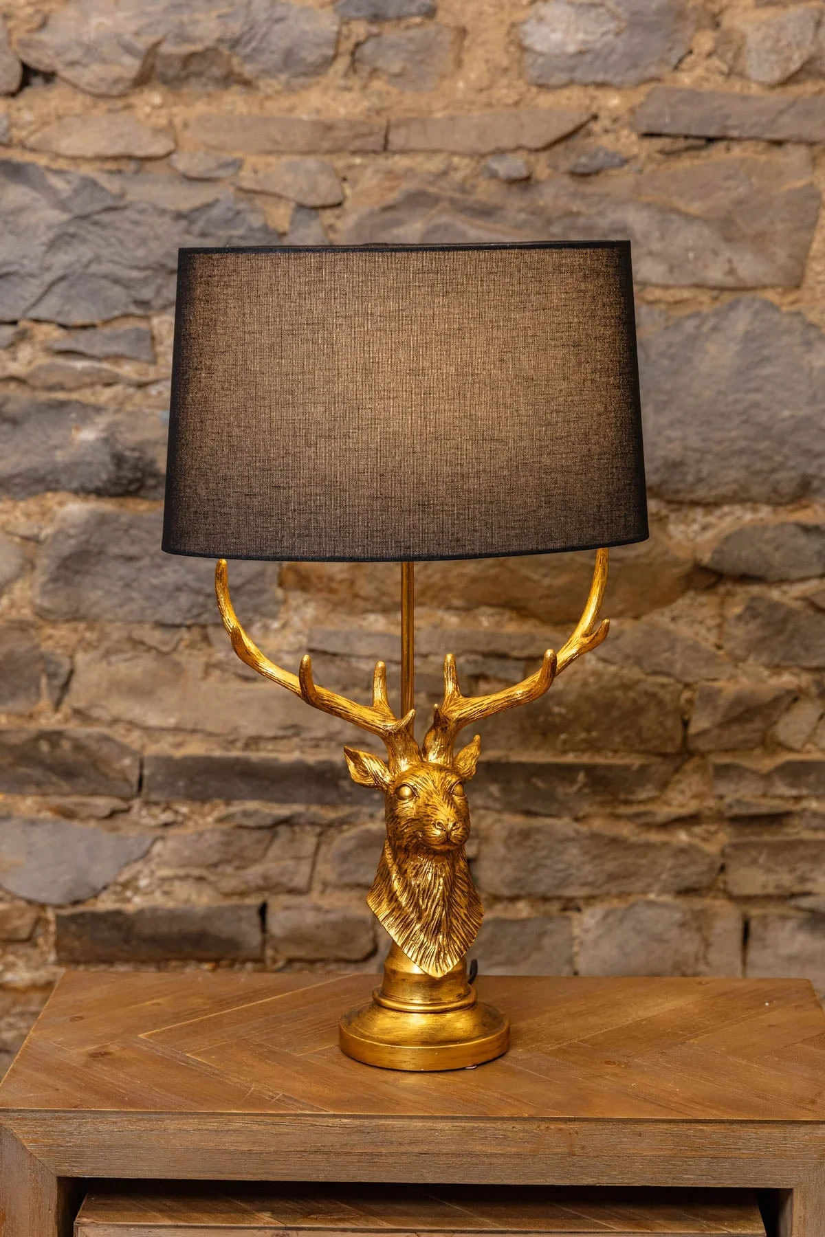 Gold Stag Table Lamp