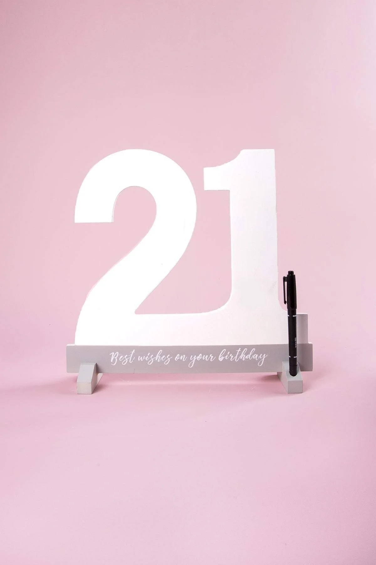 21st Birthday Signature Plaque