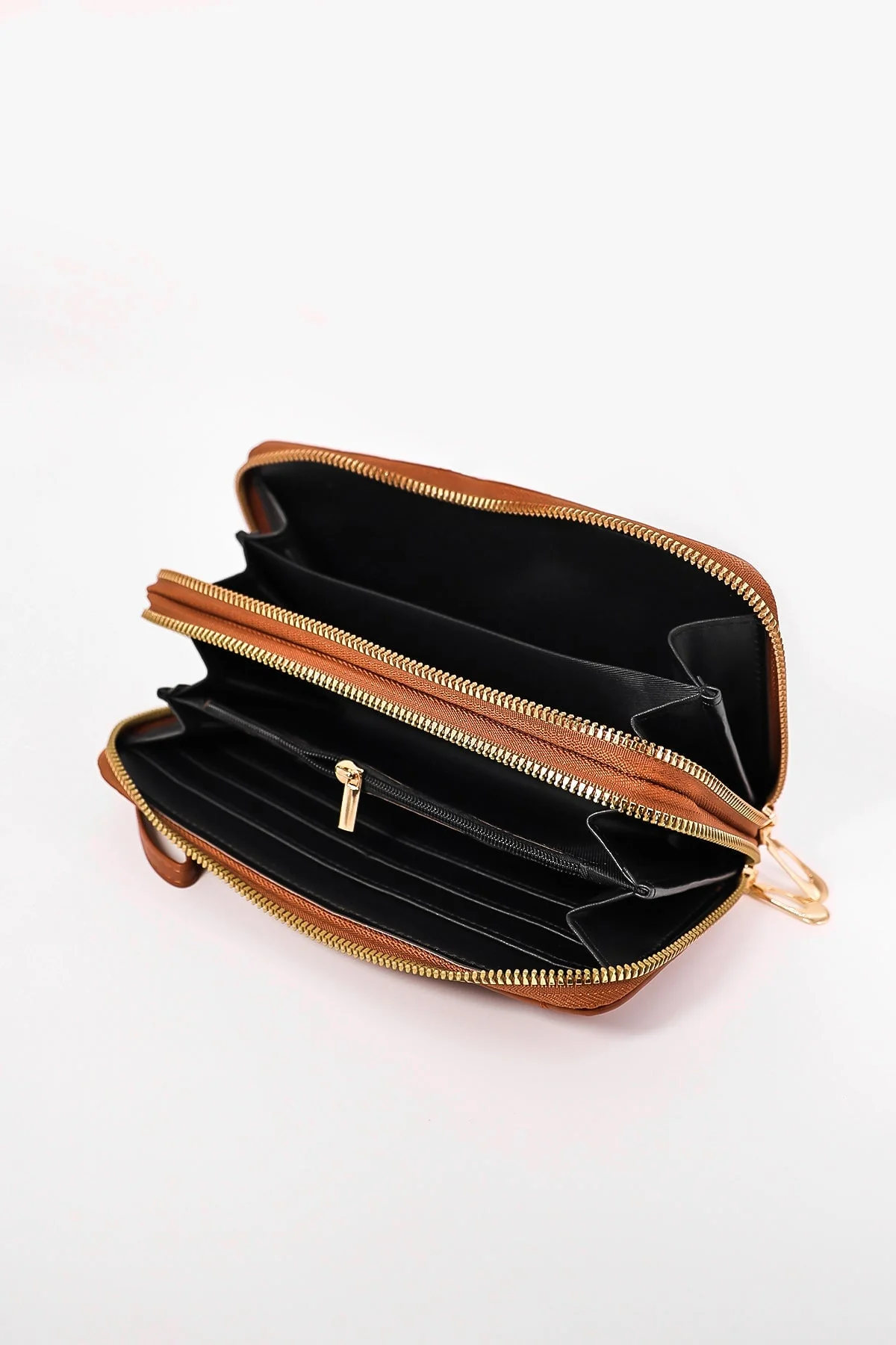 Quilted Bow Purse in Tan