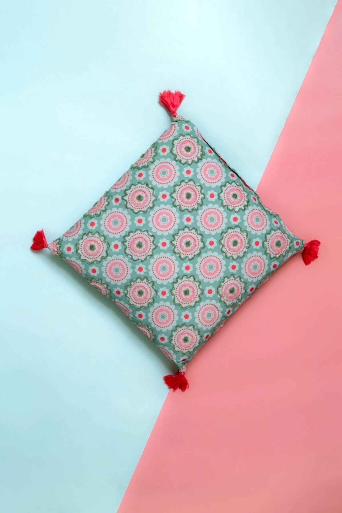 Hadley Pink Printed Cushion