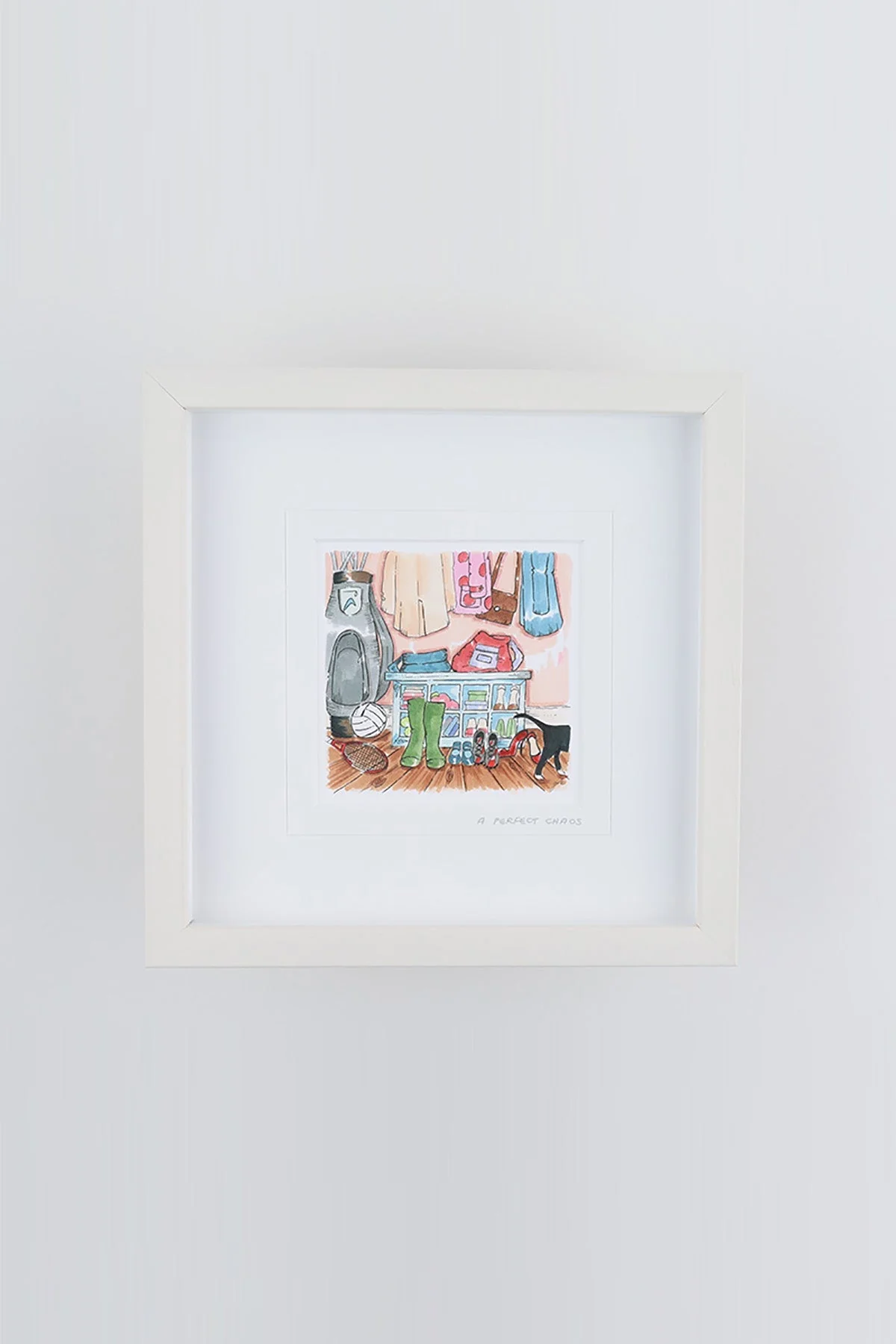 A Perfect Chaos Small Framed Art Print