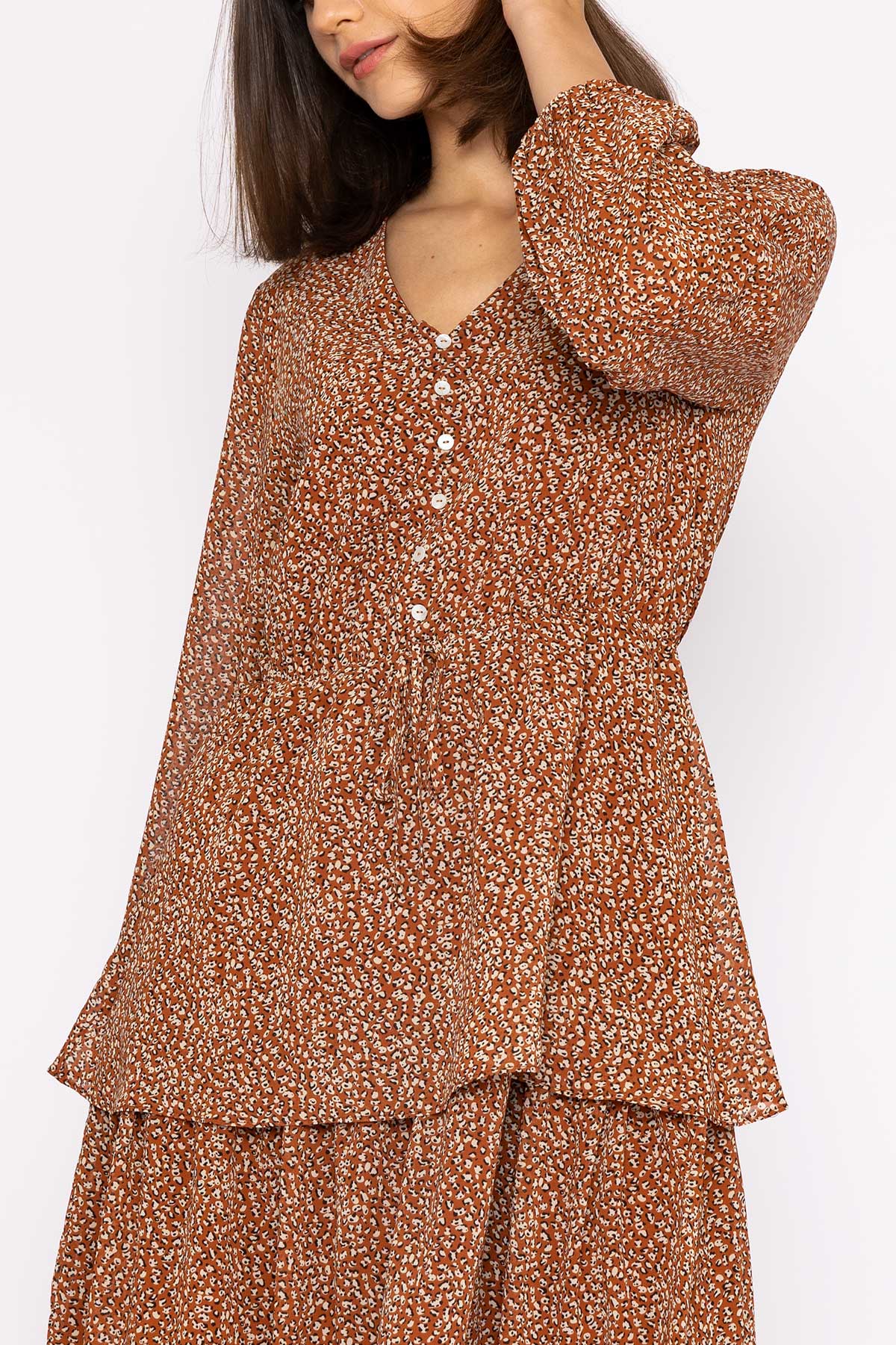 Julie Dress in Animal Print