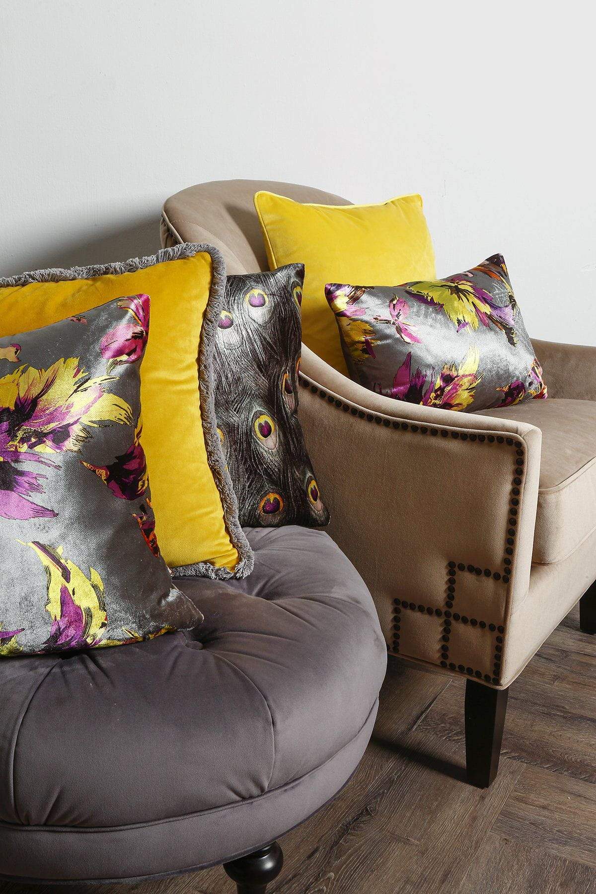 Adriana 35x50cm Cushion in Grey