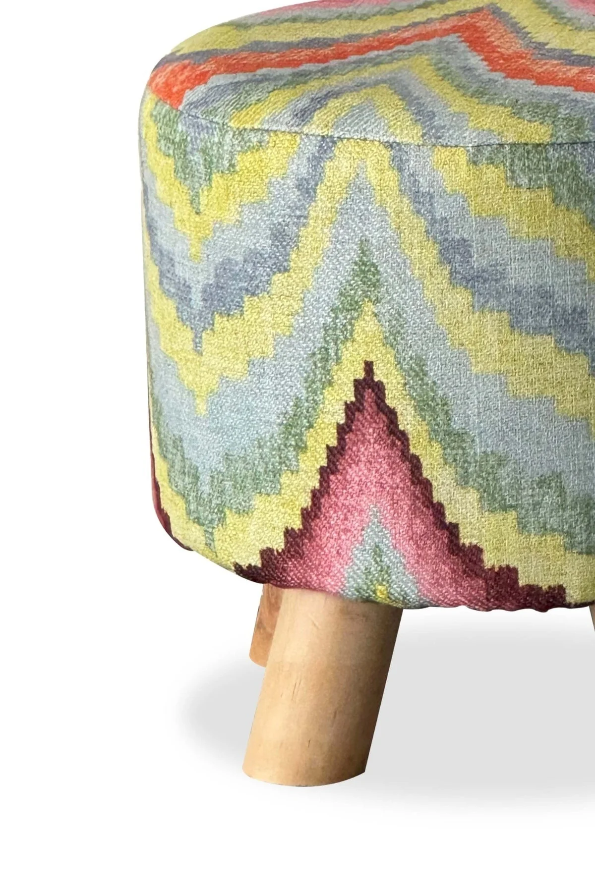 Multicolour Boho Footstool