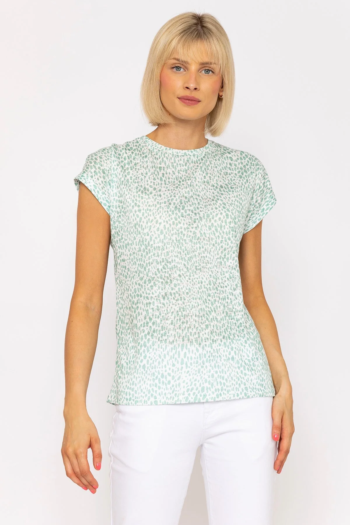 Green Animal Print T-Shirt