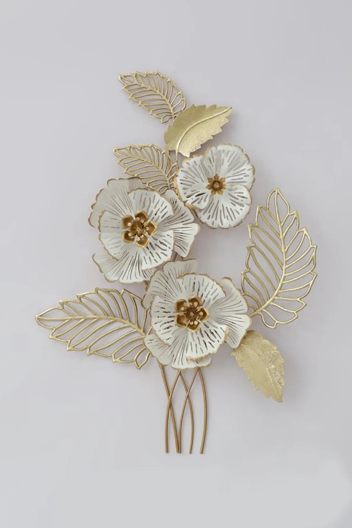 Gold Fleur 3D Wall Decor