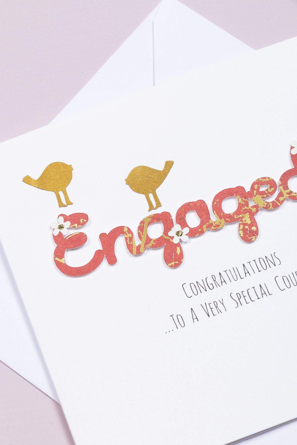 Engaged Handmade Card