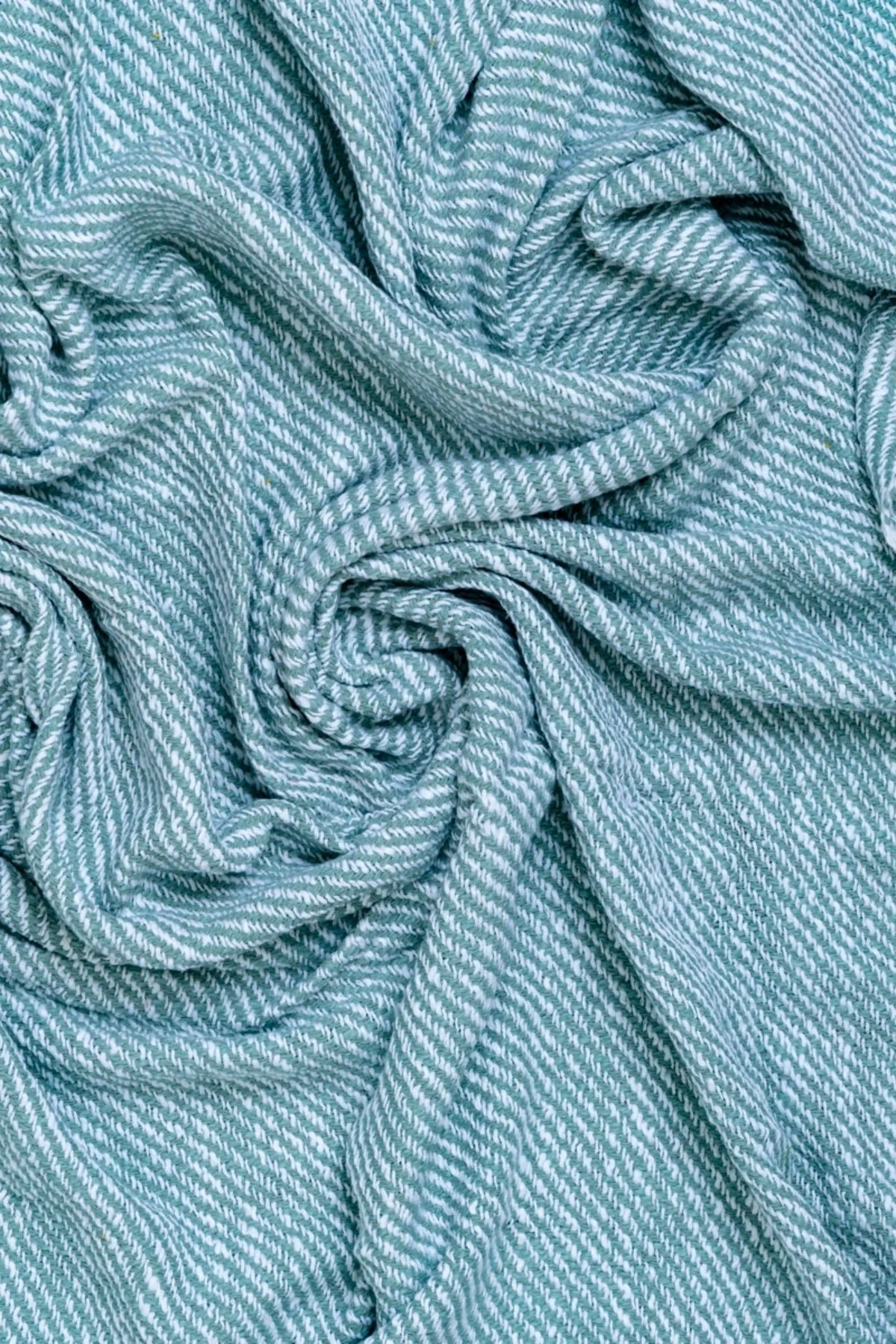 Blake Green Cotton Throw