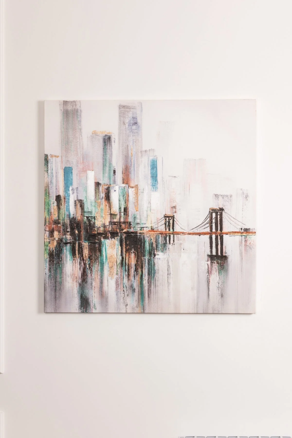 City Abstract Canvas Art