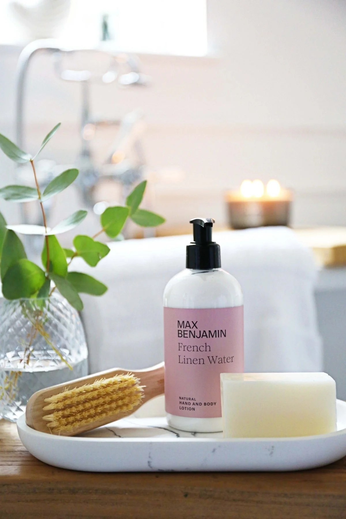 French Linen Water Wash and Lotion Gift Set.