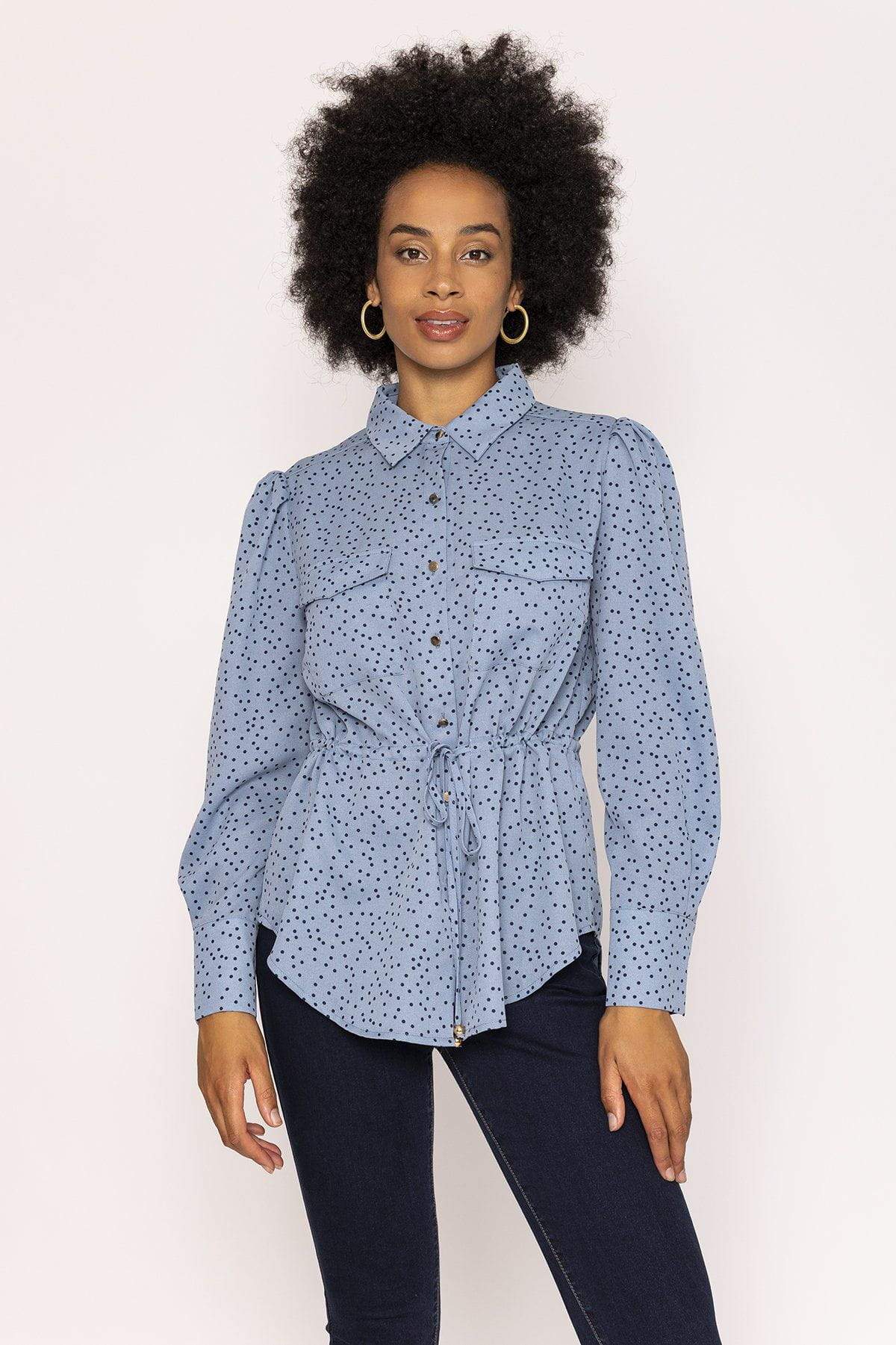 Longline Shirt in Blue