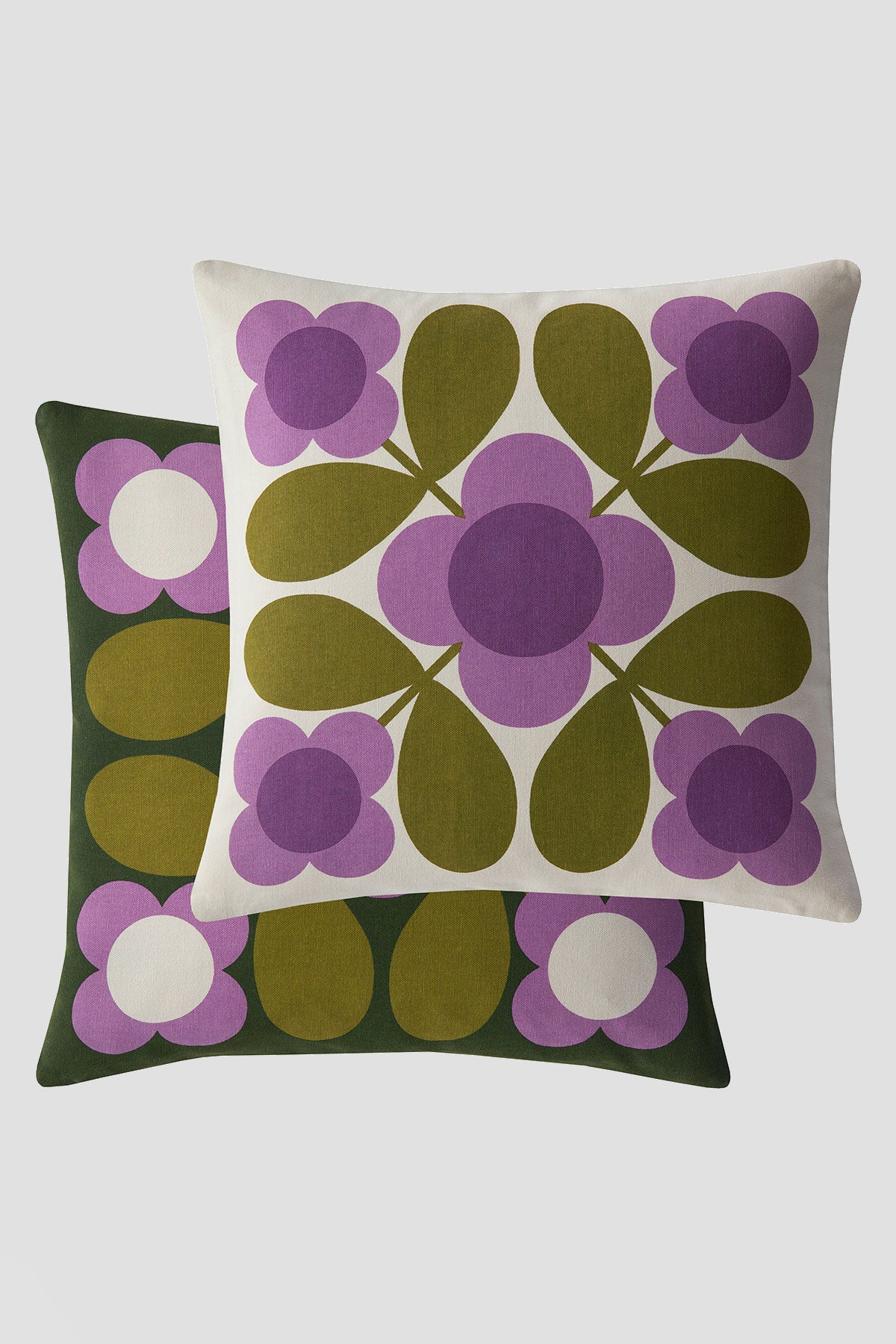 Orla Kiely Flower Tile Wisteria Cushion