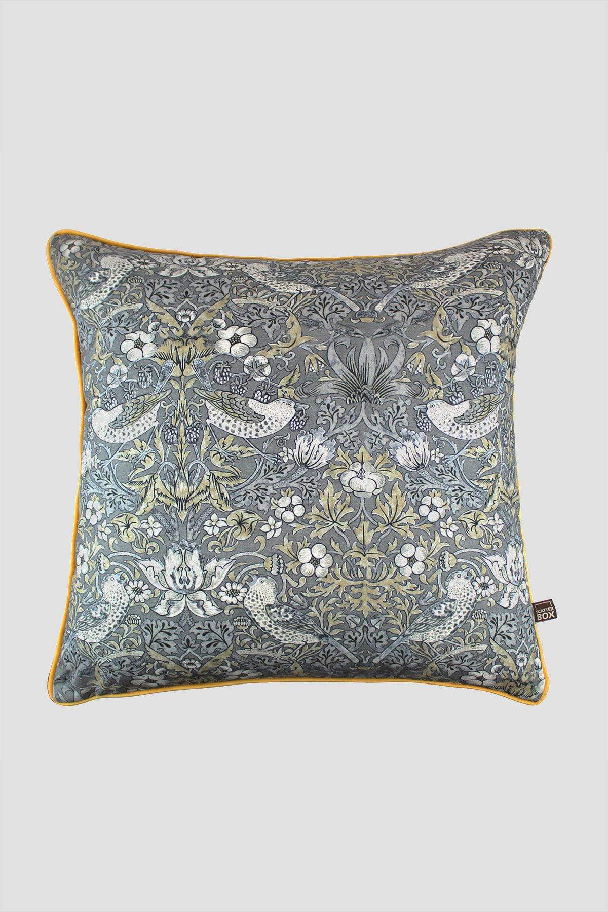 Vivaldi 58x58cm Cushion in Grey and Gold
