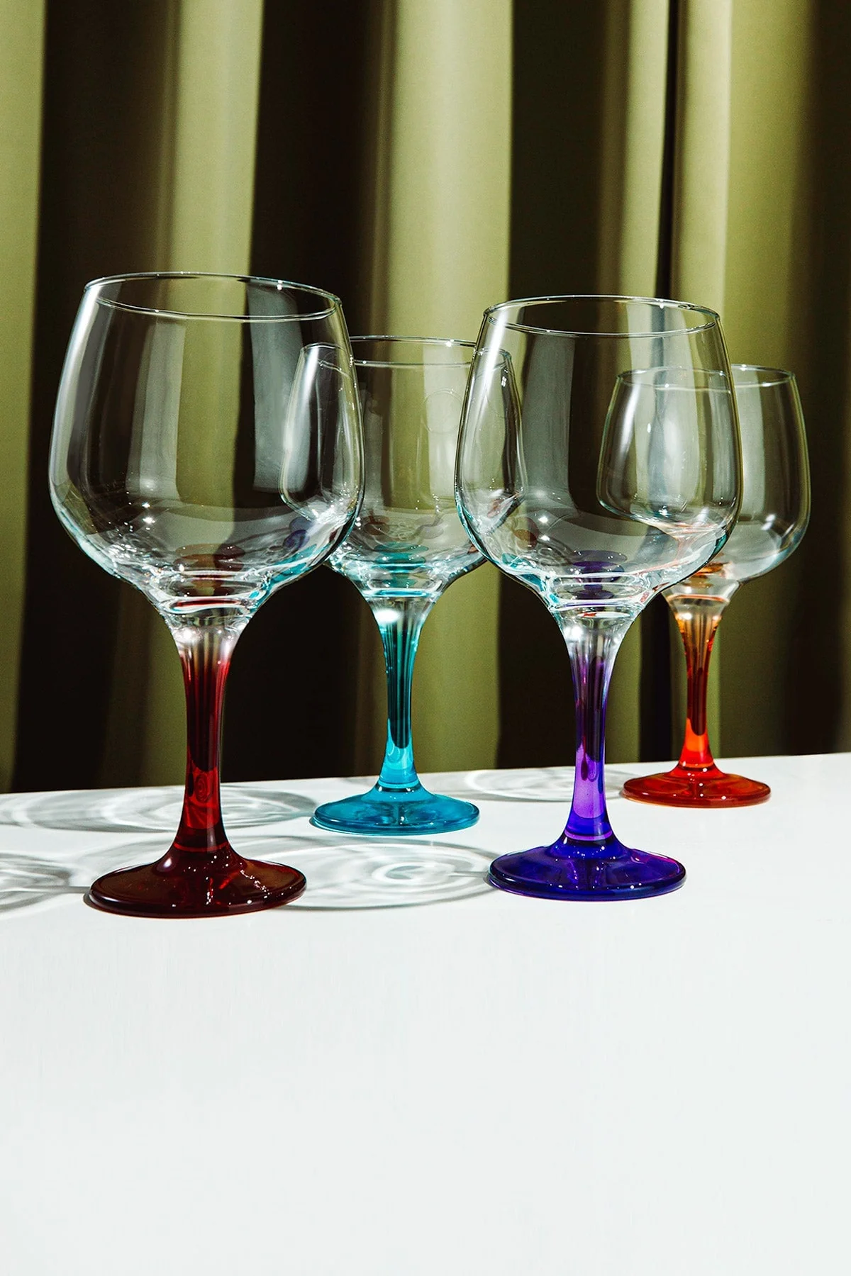 Jewel Glass Gin Glasses