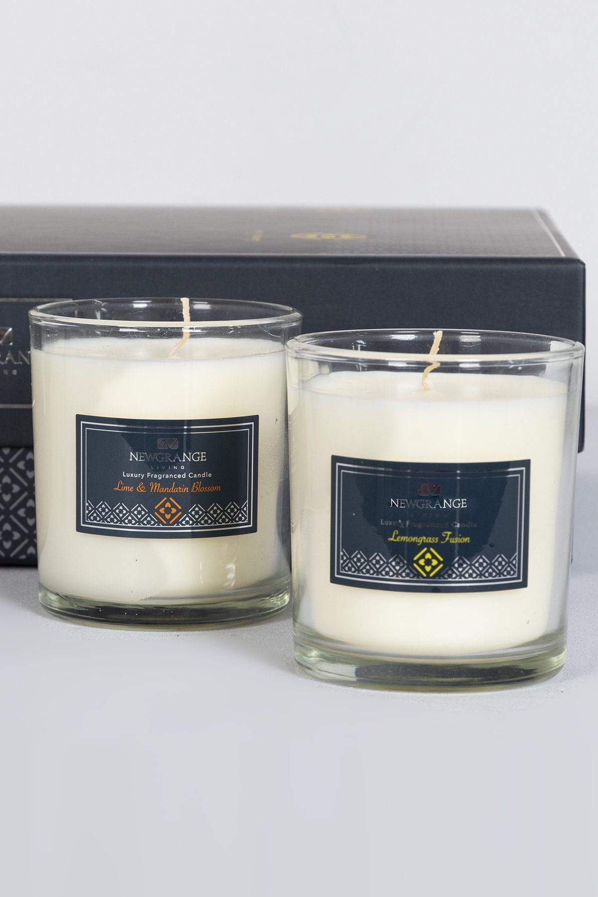 Lemongrass & Mandarin Blossom Candle Set