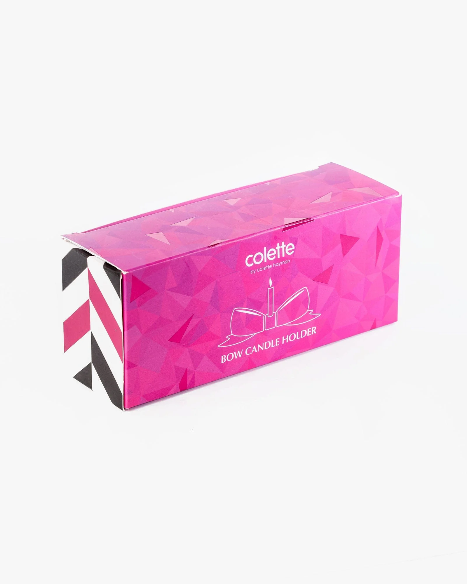 Pink Bow Candle Holder