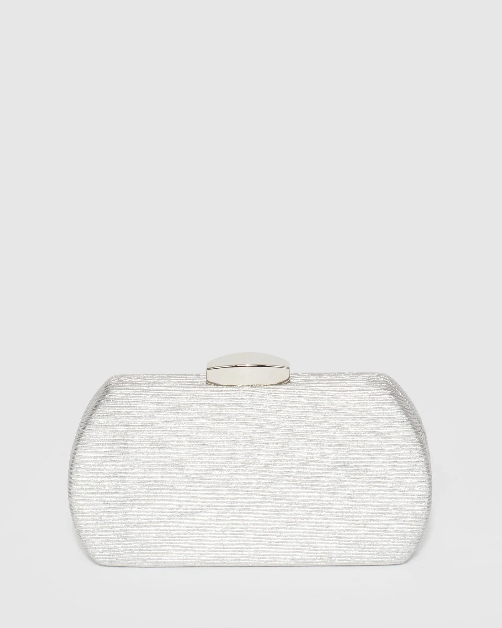 Silver Zoya Clutch Bag