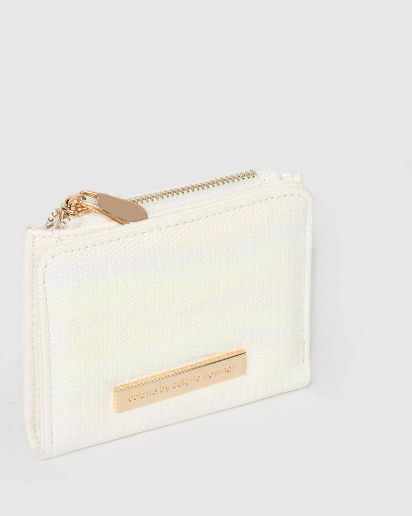 Holographic White Han Mini Wallet