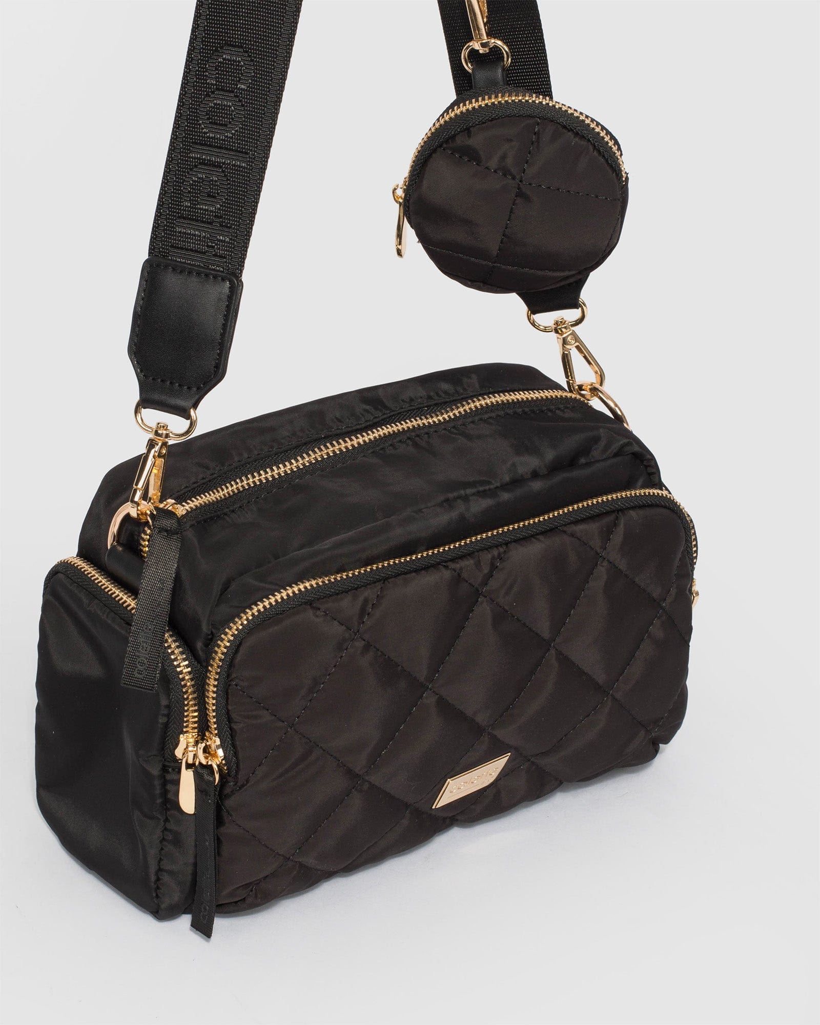 Black Harper Nylon Crossbody Bag