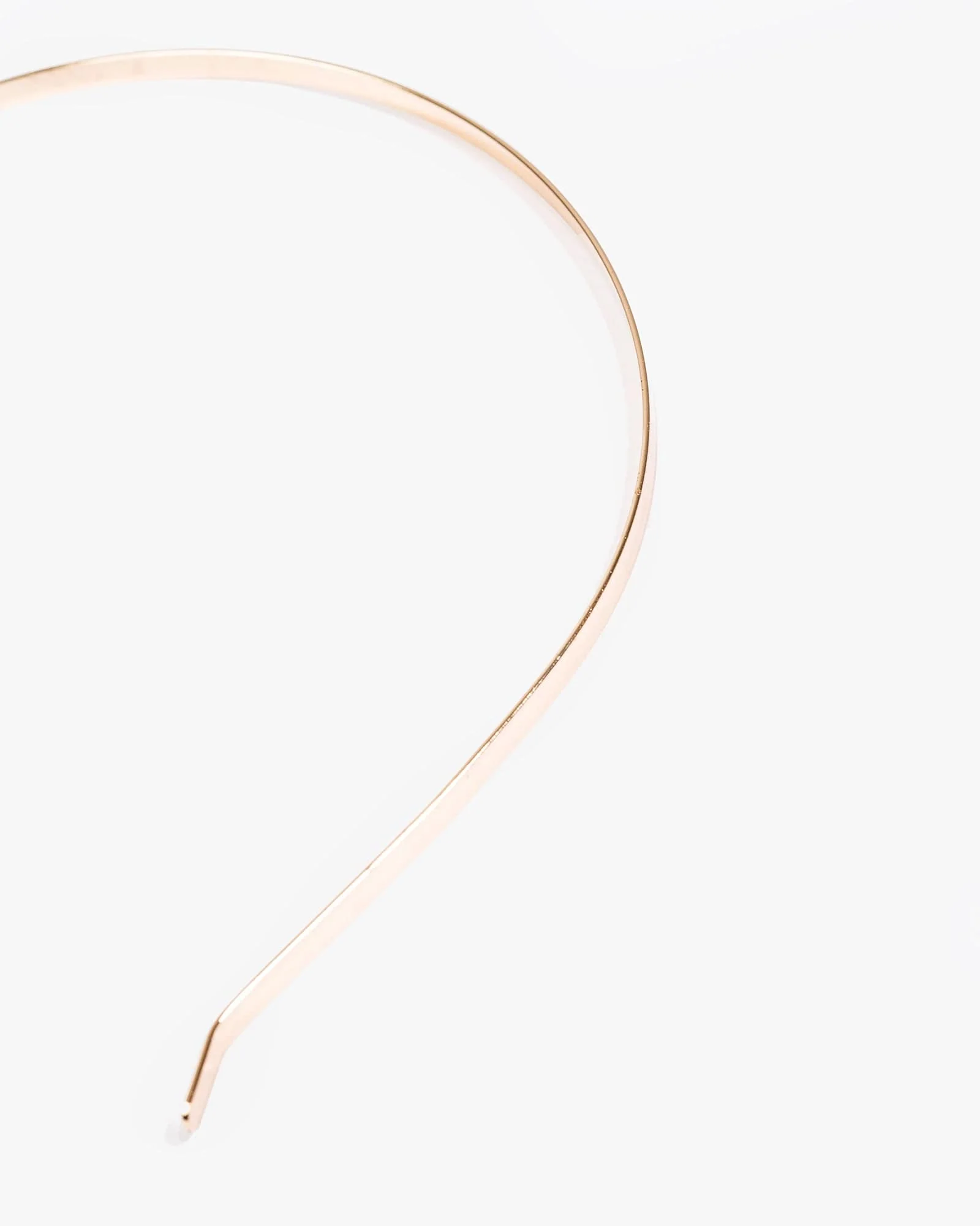 Gold Thin Metal Headband