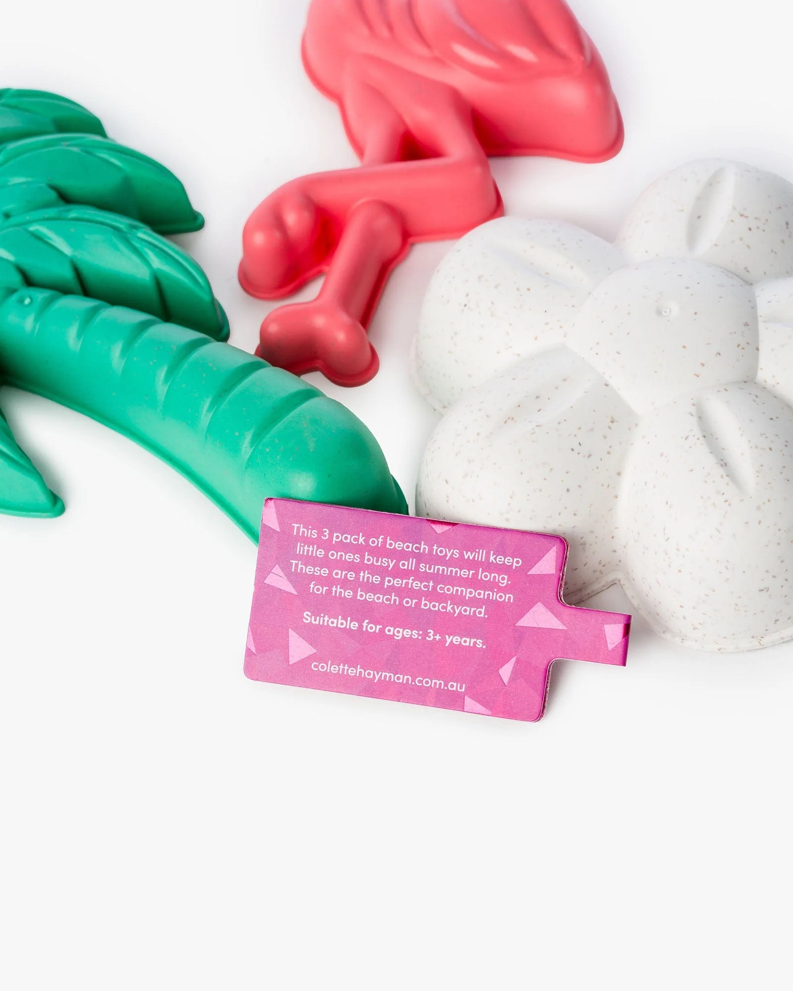 Multi Colour 3 Pack Beach Toys