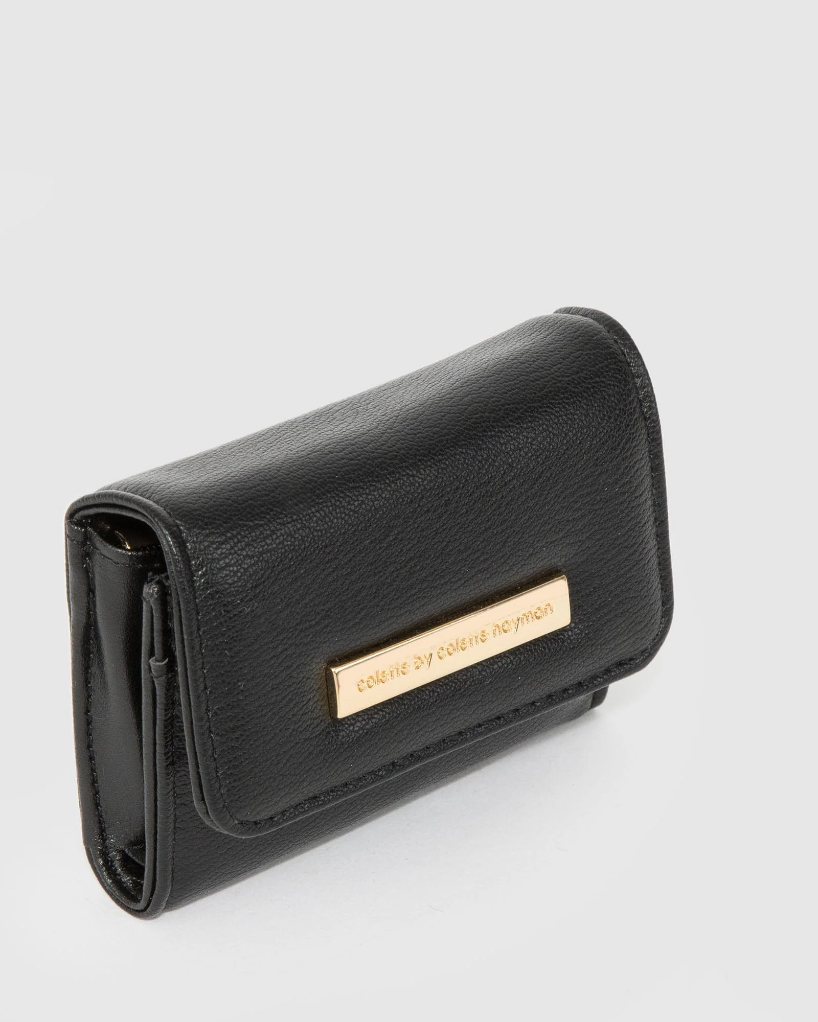 Black Beth Small Logo Purse