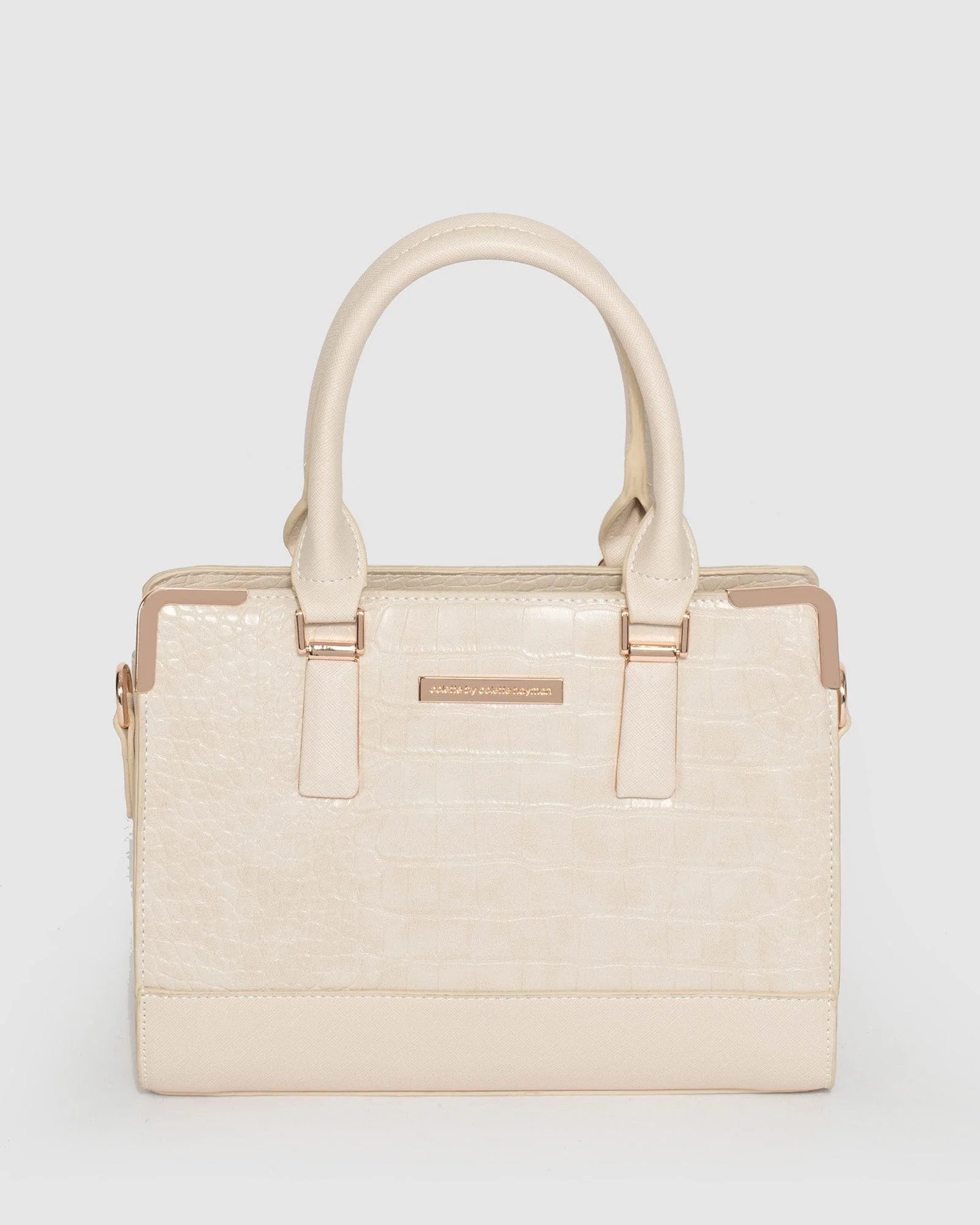 Ivory Stef Panel Tote Bag