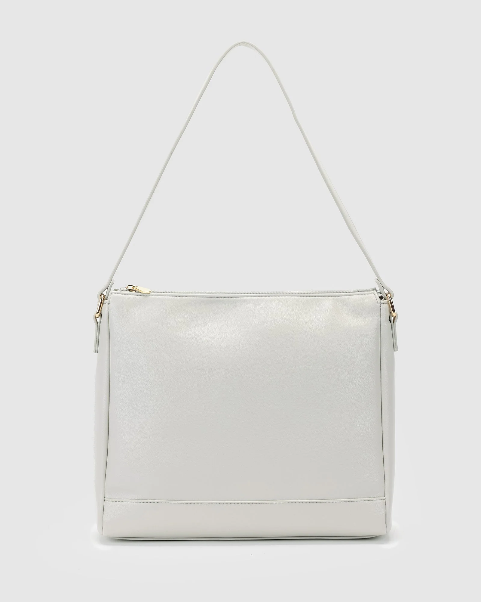 Grey Veronica Slouch Shoulder Bag