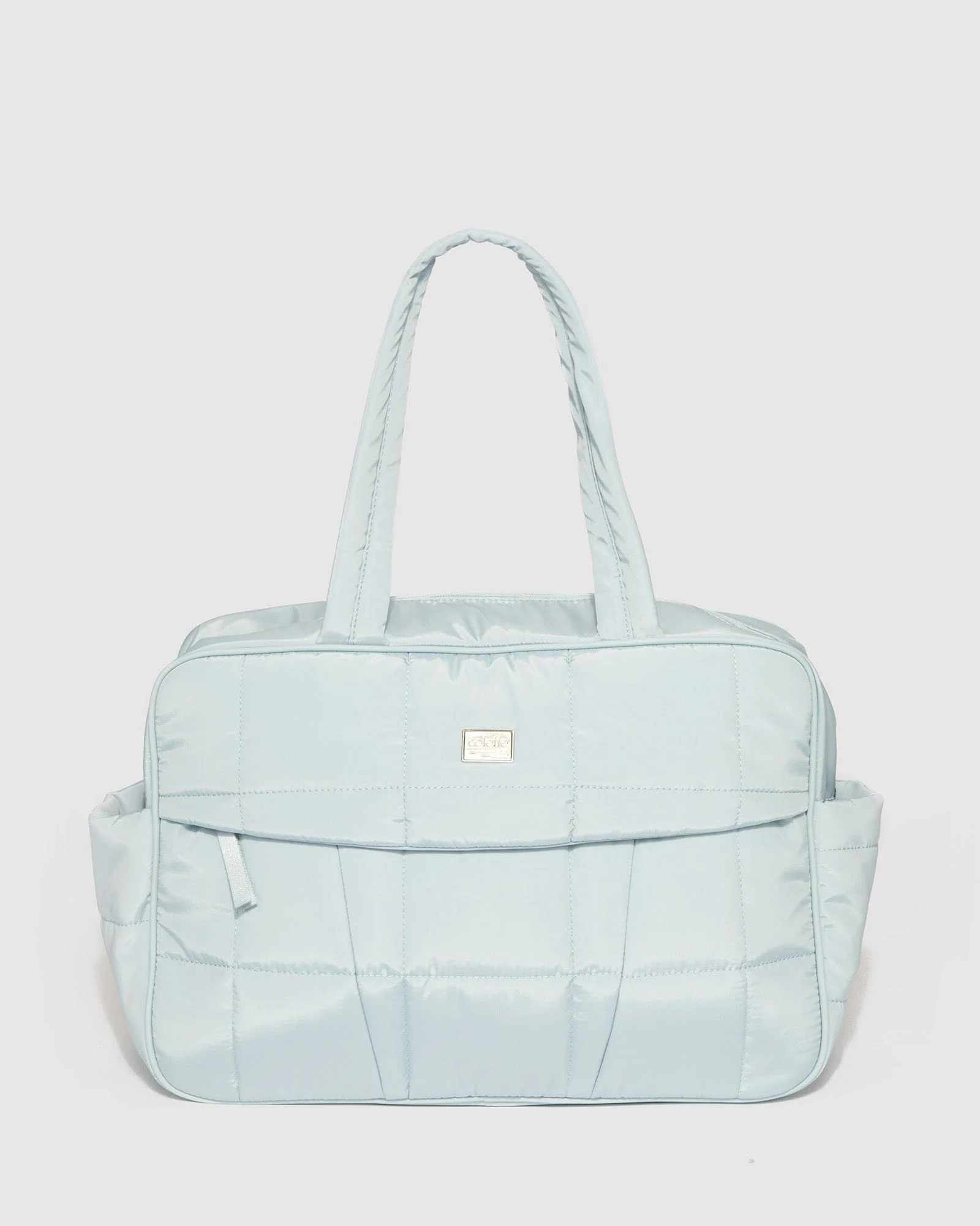 Baby Blue Ash Duffle Workout Bag