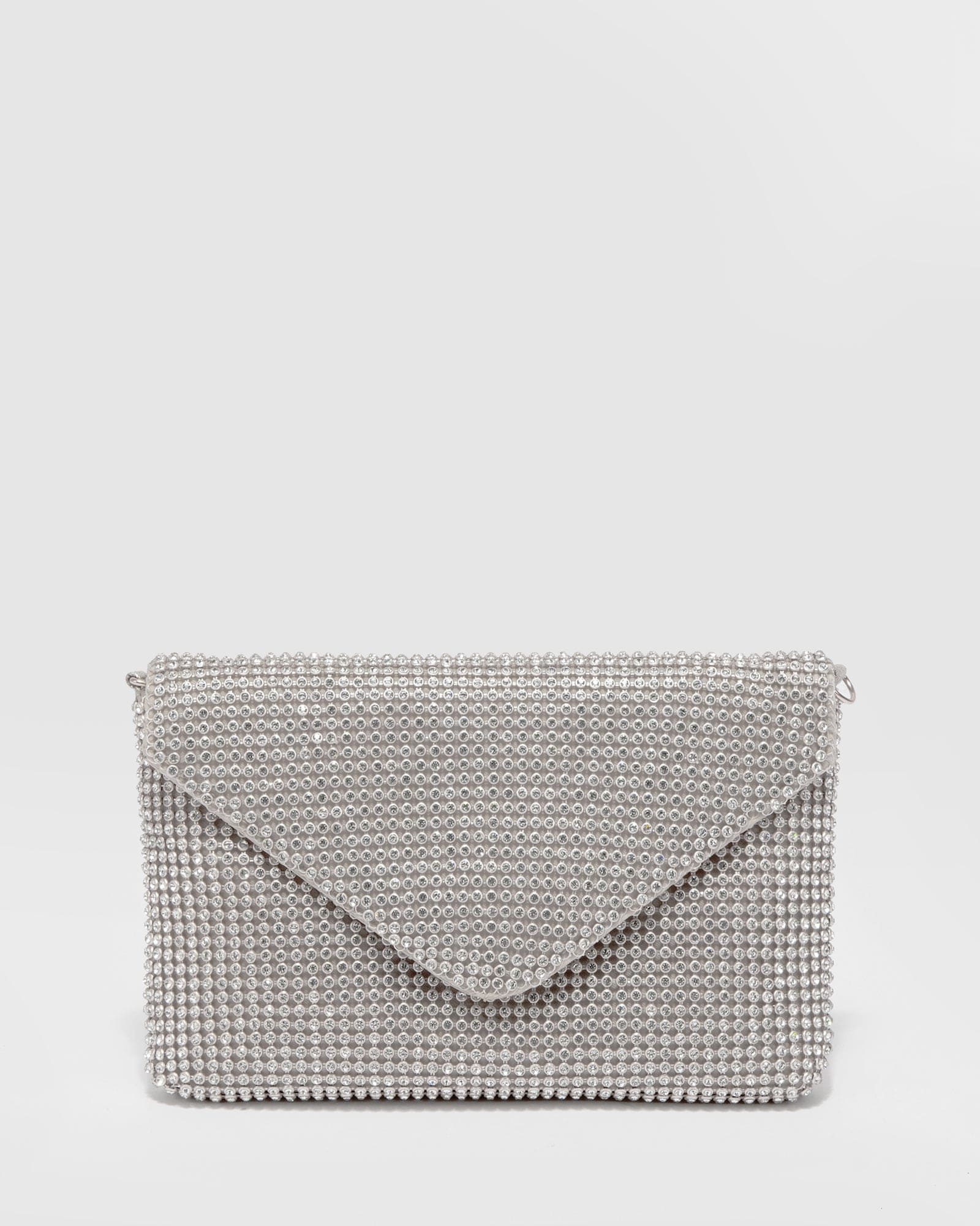 Silver Kylie Crossbody Bag