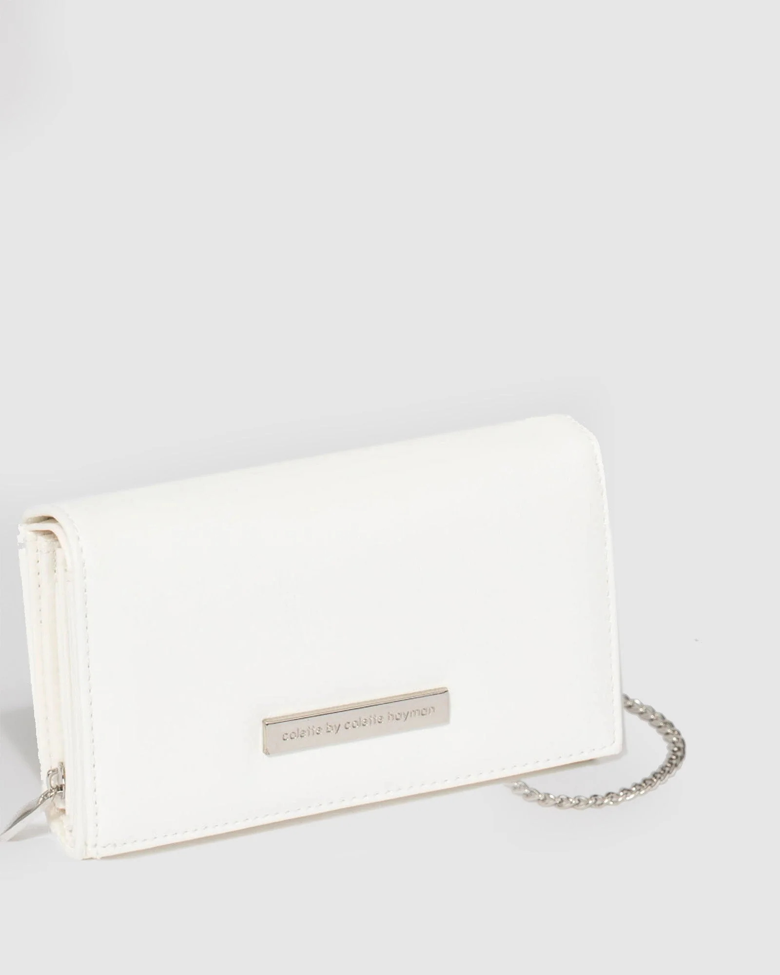 White Dana Chain Wallet
