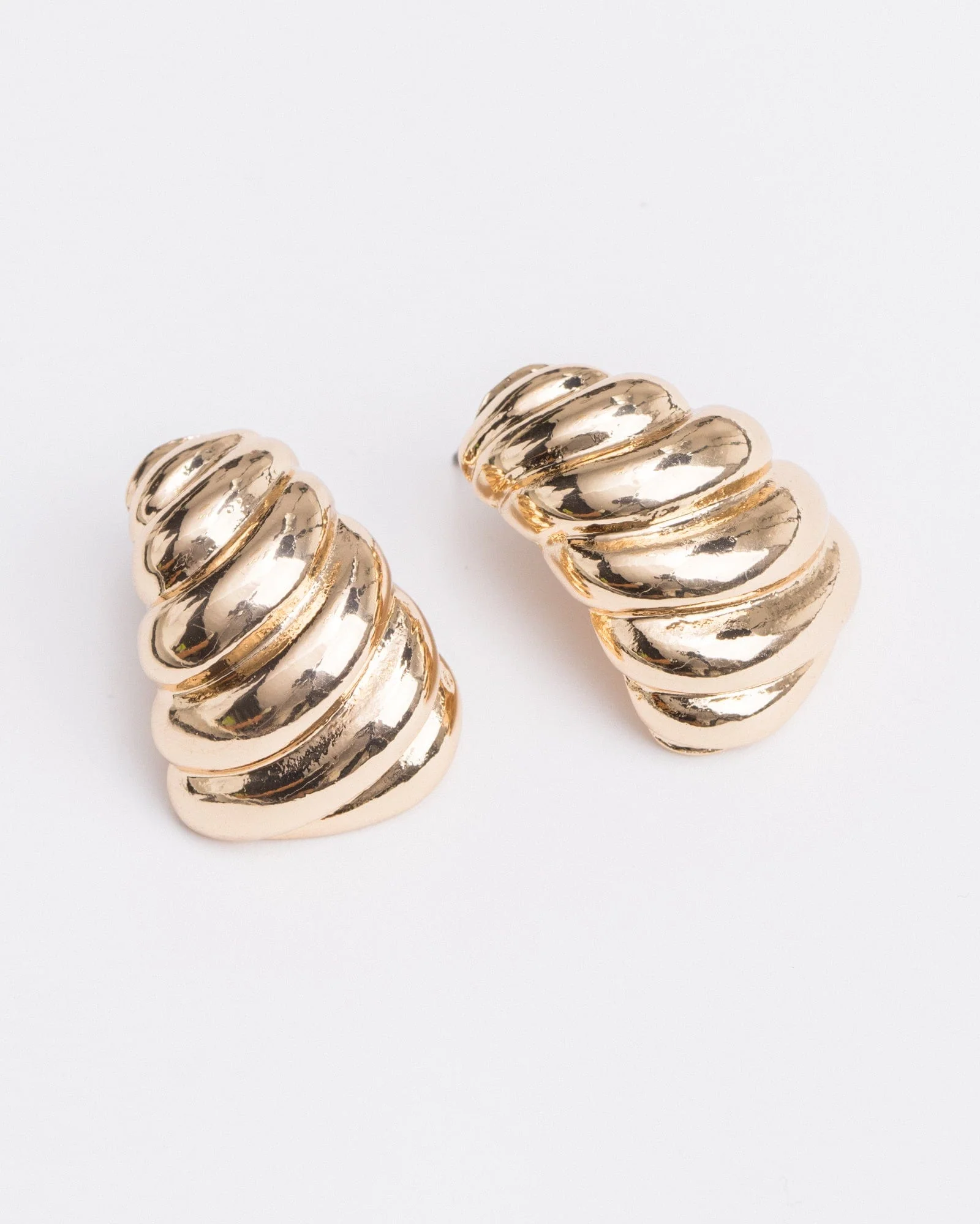 Gold Staged Hoop Earrings